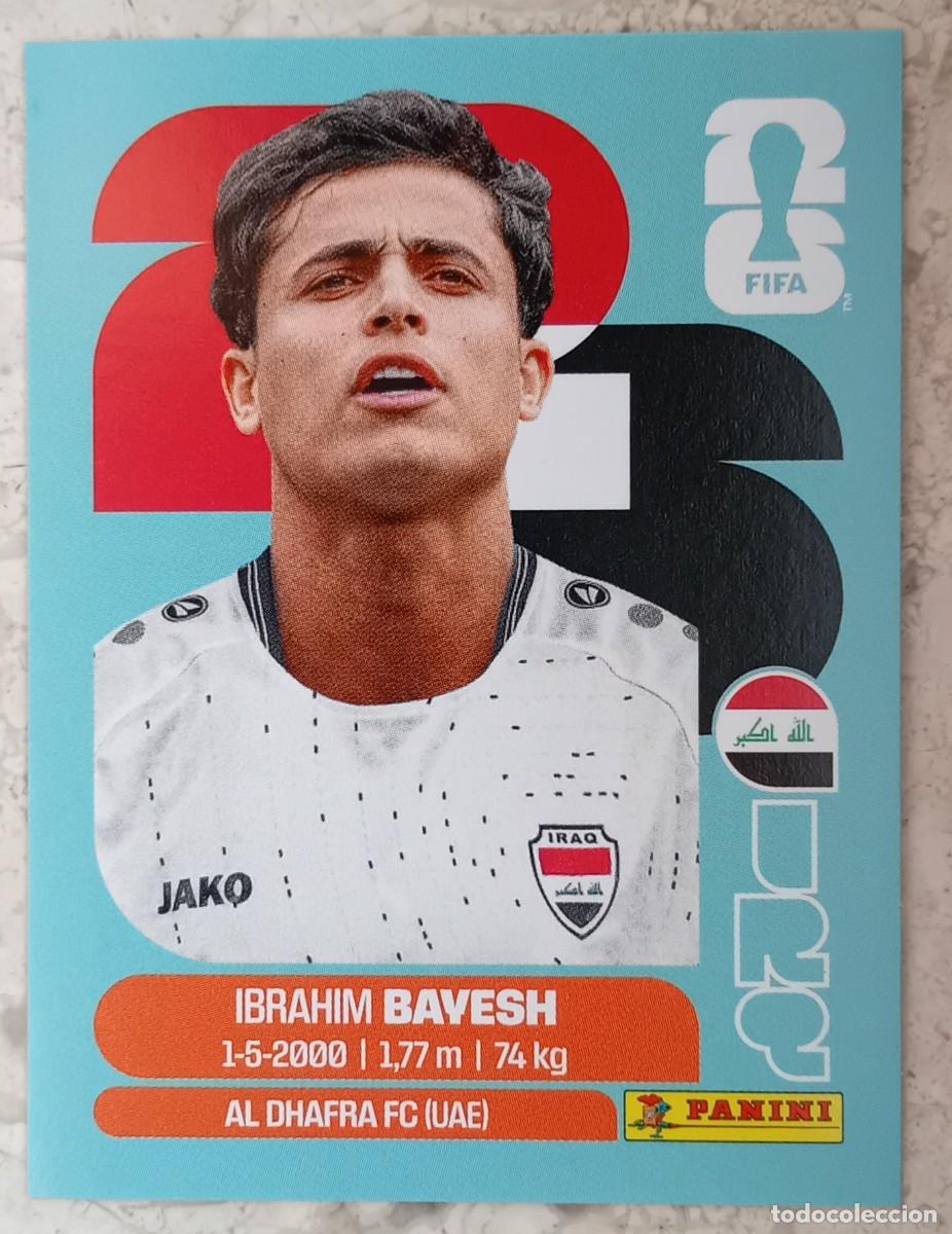 Figurine di Calcio: Figurina Panini 2026 Cromo World Cup Usa Mundial 2026 Ibrahim Bayesh Iraq n IRQ 11