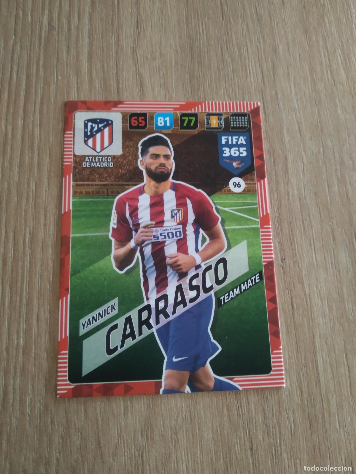 Figurine di Calcio: 96 CARRASCO ATLETICO DE MADRID CROMO FUTBOL PANINI ADRENALYN 17-18 FIFA 365 2017-2018