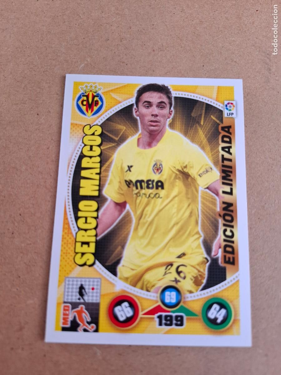 Cromos de F&uacute;tbol: ADRENALYN 2014 2015 14 15 - SERGIO MARCOS ( EDICI&Oacute;N LIMITADA ) - VILLARREAL CF - CP4