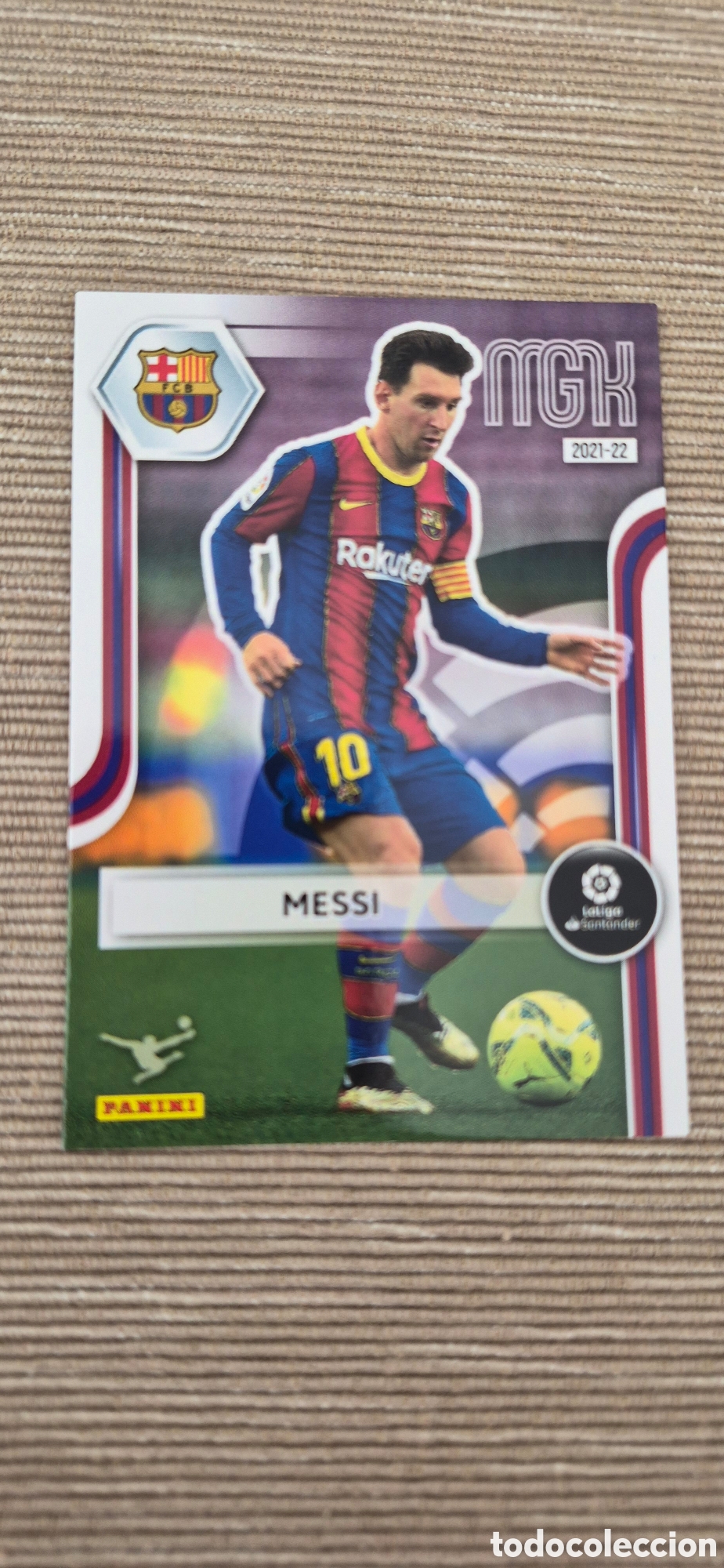 Cromos de F&uacute;tbol: CROMO MESSI MGK BARCELONA