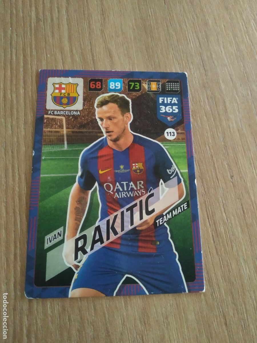 Cromos de F&uacute;tbol: 113 RAKITIC BARCELONA BAR&Ccedil;A CROMO FUTBOL PANINI ADRENALYN 17-18 FIFA 365 2017-2018