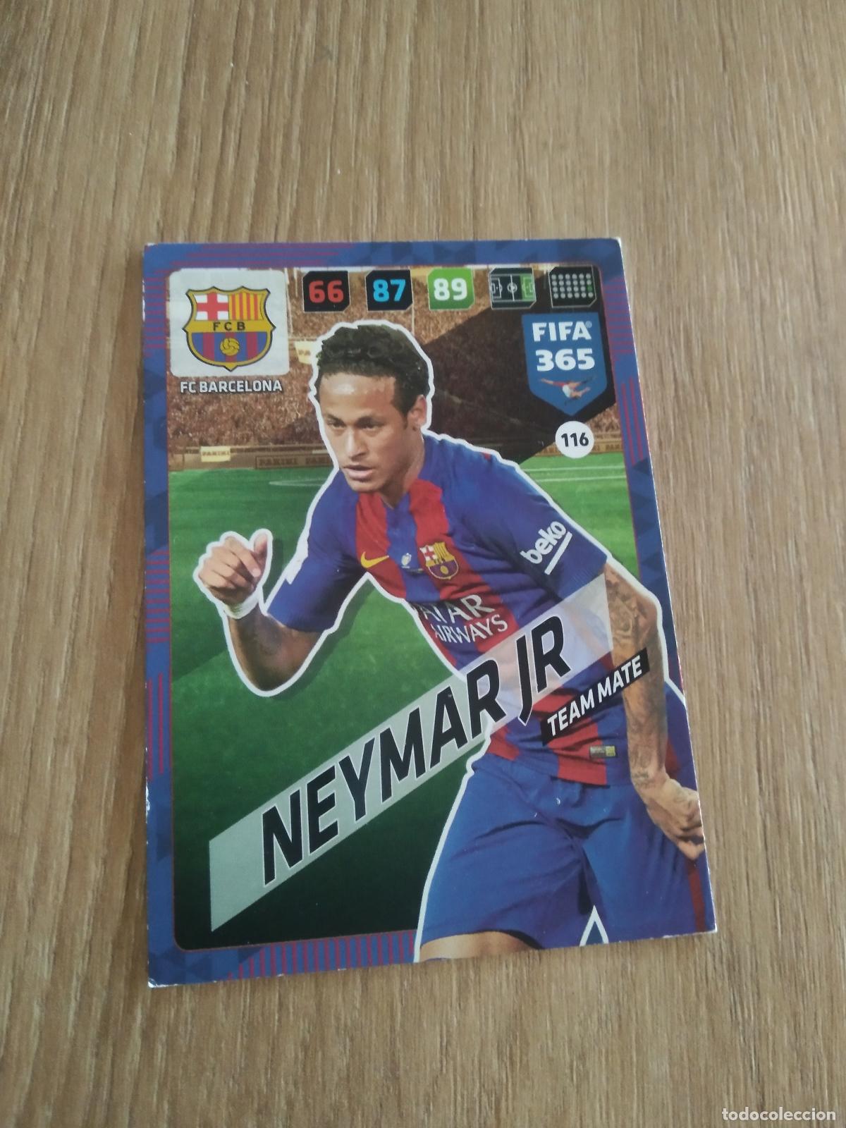 Cromos de F&uacute;tbol: 116 NEYMAR BARCELONA BAR&Ccedil;A CROMO FUTBOL PANINI ADRENALYN 17-18 FIFA 365 2017-2018