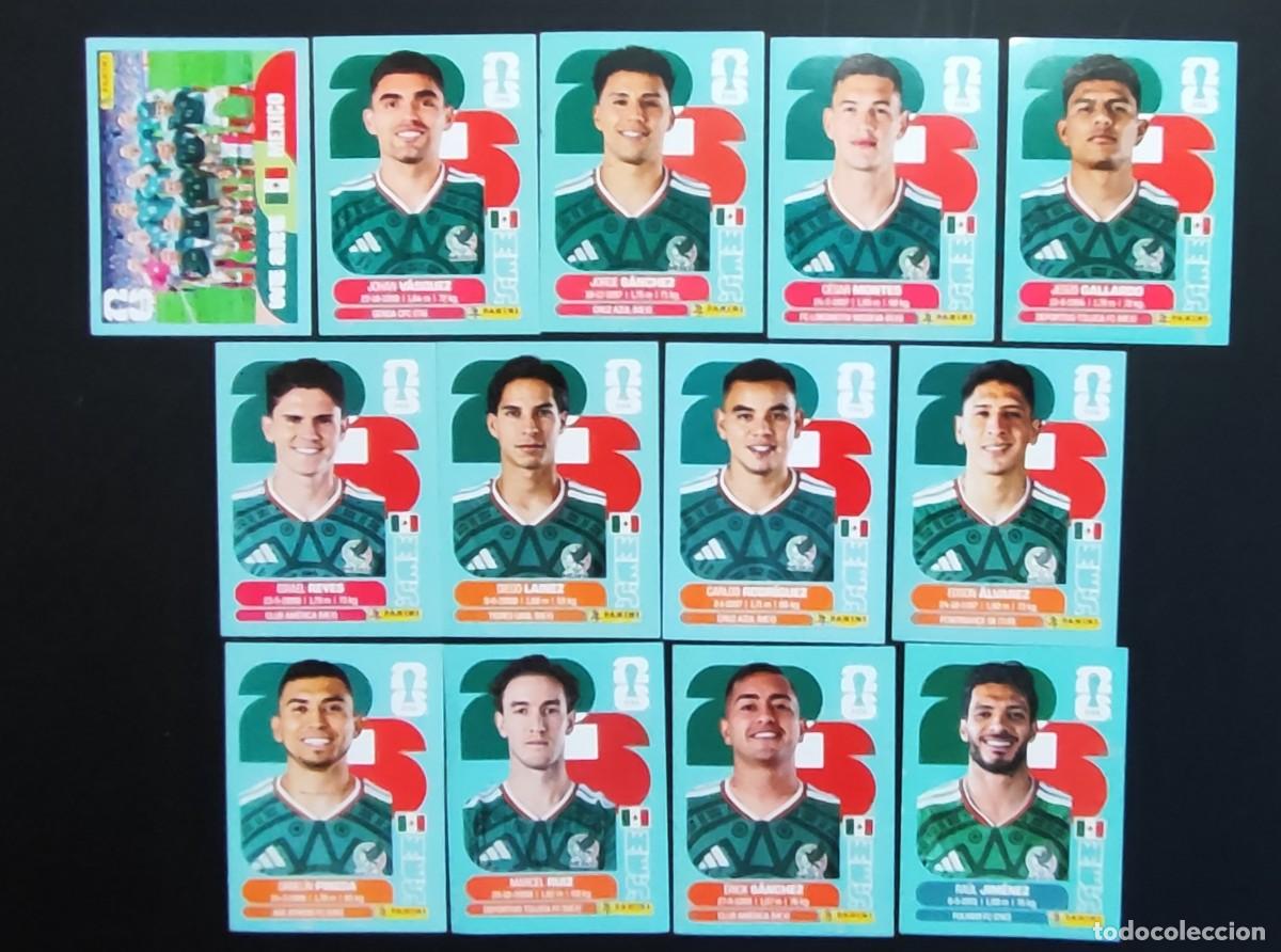 Cromos de F&uacute;tbol: STICKER FIFA WORLD CUP 2026 LOTE DE 13 STICKERS DE MEXICO # PANINI