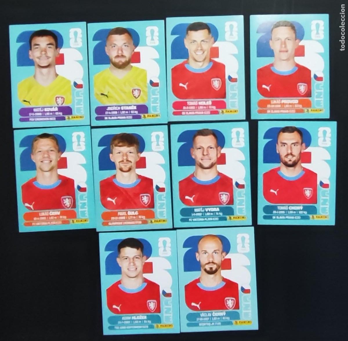 Cromos de F&uacute;tbol: STICKER FIFA WORLD CUP 2026 LOTE DE 10 STICKERS DE CHEQUIA # PANINI