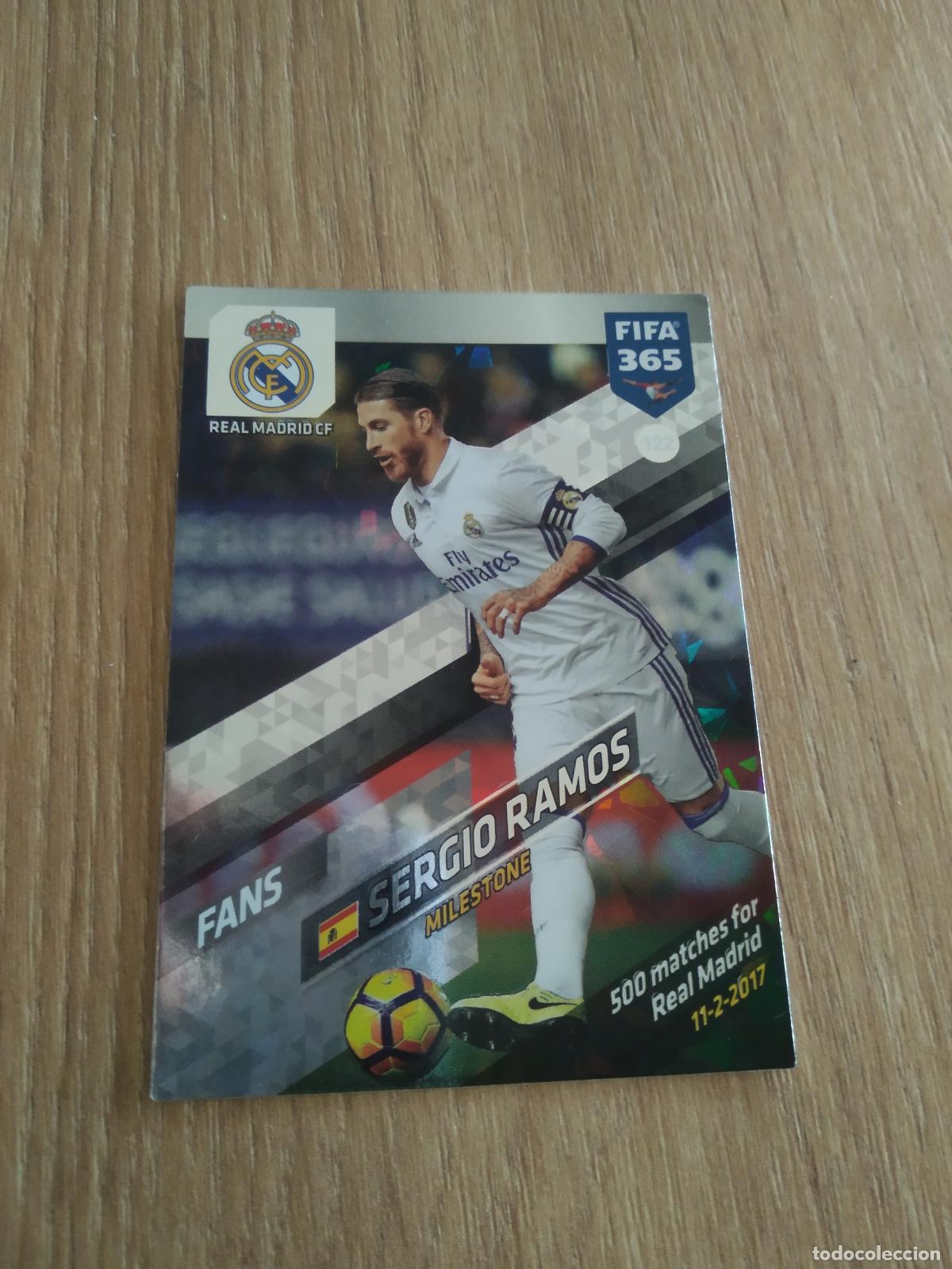 Fu&szlig;ball-Sticker: 122 RAMOS REAL MADRID CROMO FUTBOL PANINI ADRENALYN 17-18 FIFA 365 2017-2018