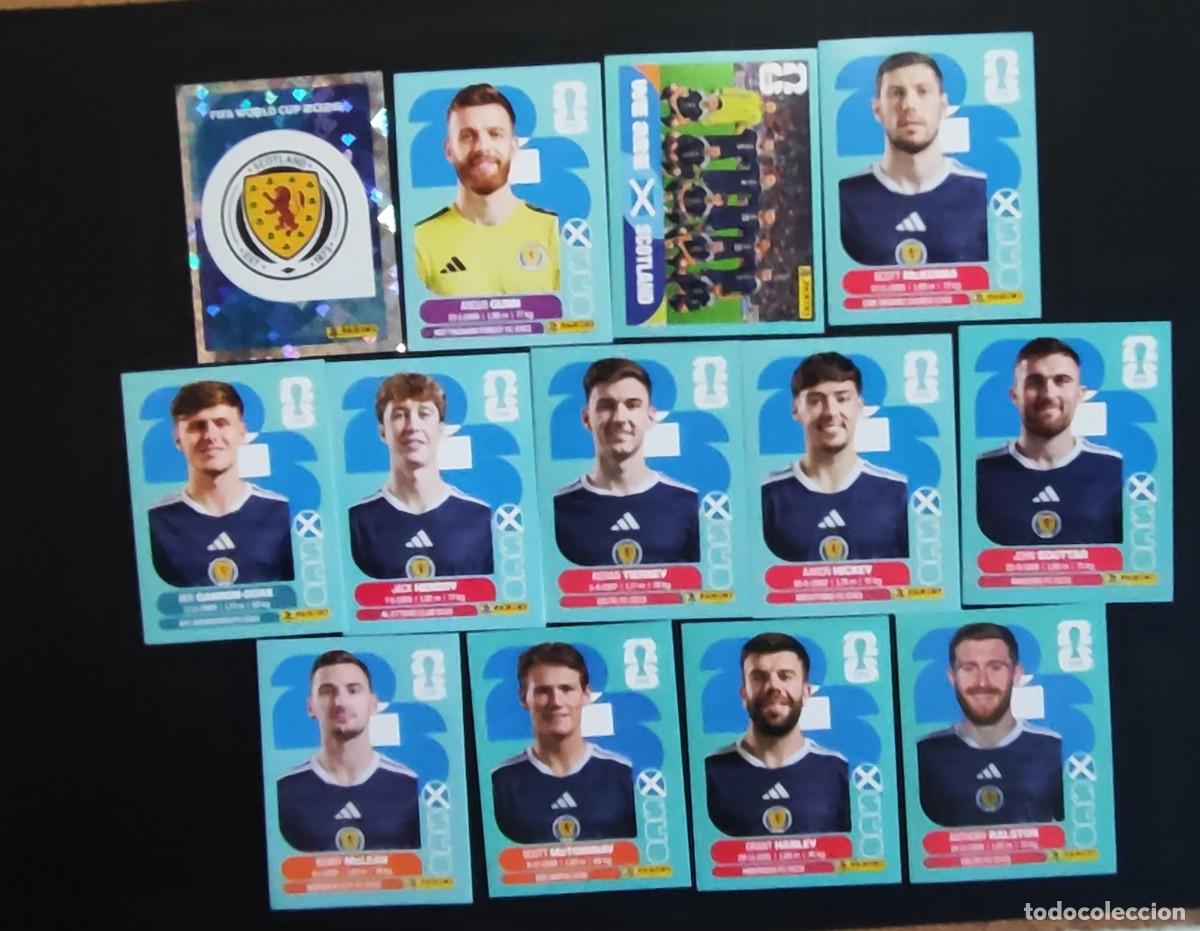 Cromos de F&uacute;tbol: STICKER FIFA WORLD CUP 2026 LOTE DE 13 STICKERS DE ESCOCIA # PANINI