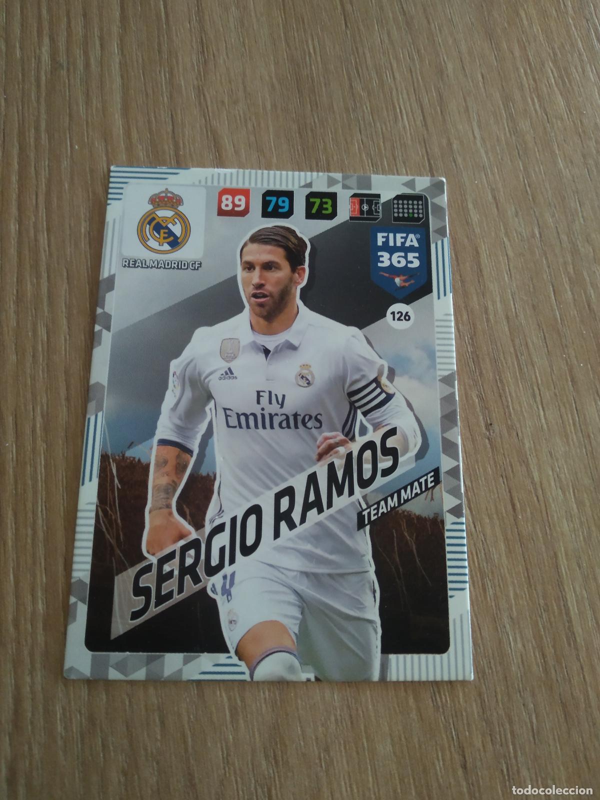 Fu&szlig;ball-Sticker: 126 RAMOS REAL MADRID CROMO FUTBOL PANINI ADRENALYN 17-18 FIFA 365 2017-2018