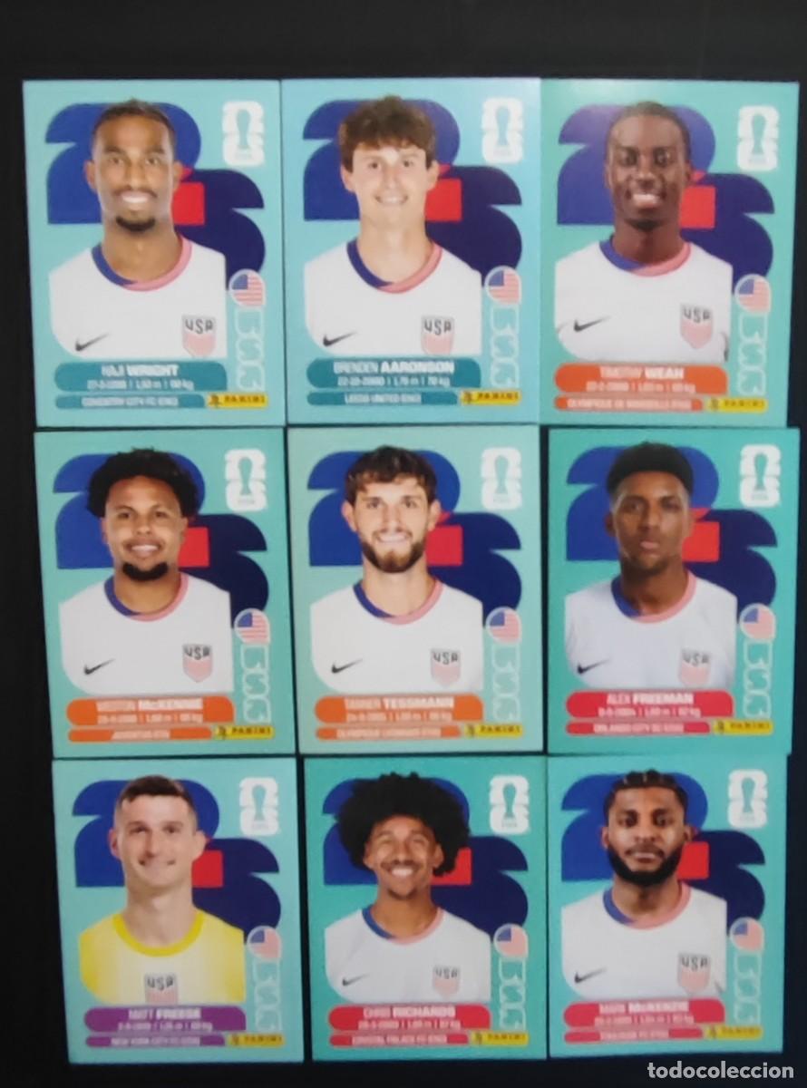 Cromos de F&uacute;tbol: STICKER FIFA WORLD CUP 2026 LOTE DE 9 STICKERS DE USA # PANINI