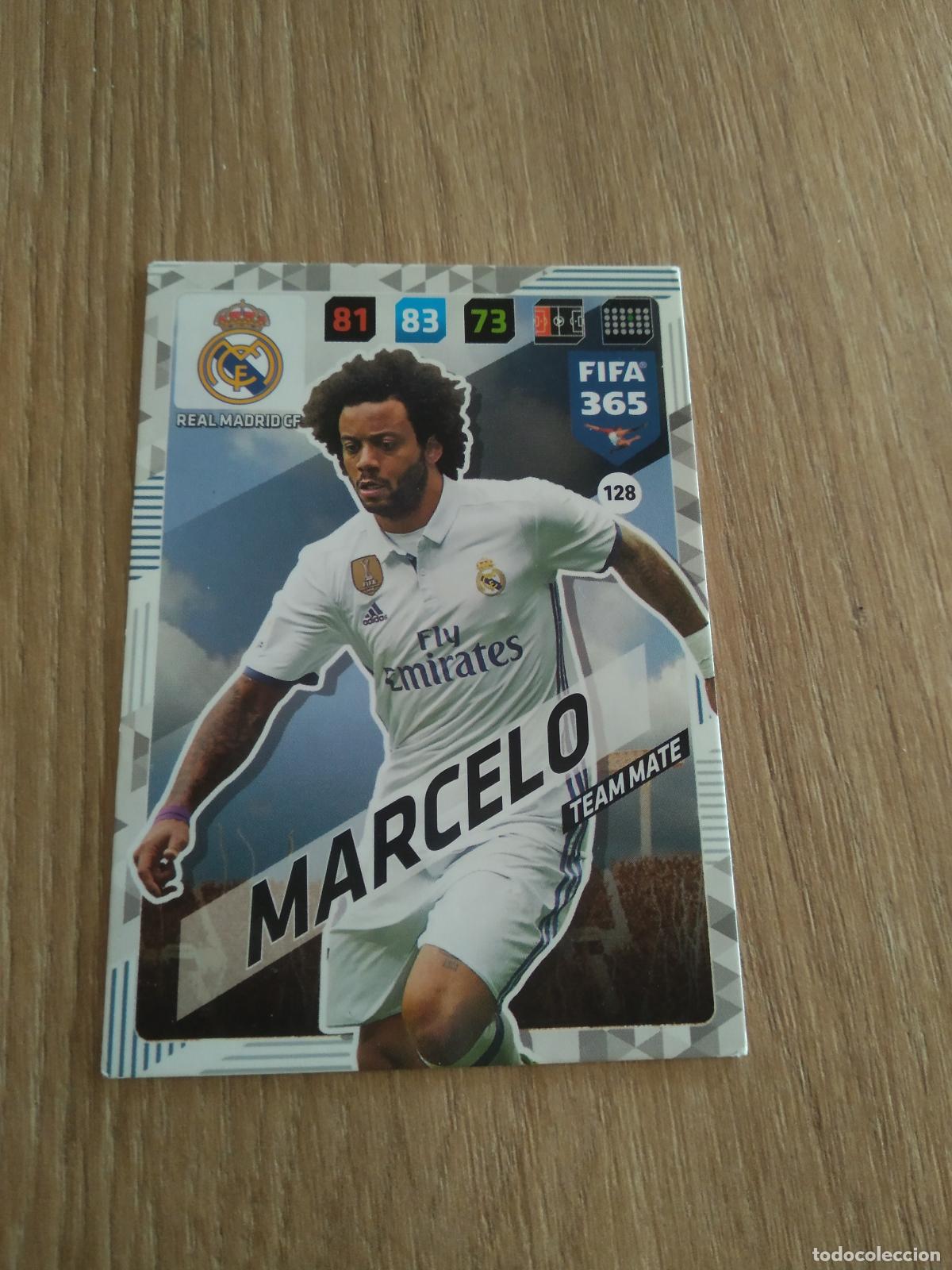 Fu&szlig;ball-Sticker: 128 MARCELO REAL MADRID CROMO FUTBOL PANINI ADRENALYN 17-18 FIFA 365 2017-2018