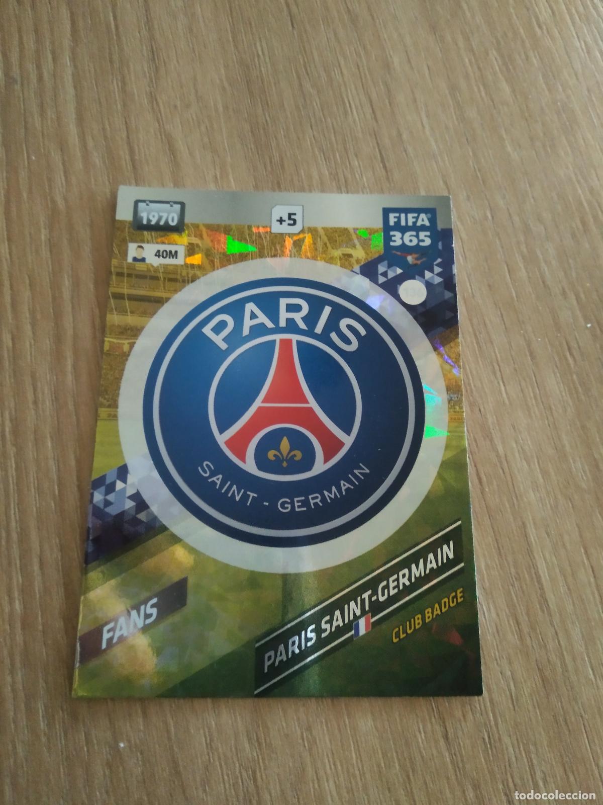 Cromos de F&uacute;tbol: 136 ESCUDO PARIS SAINT GERMAIN PSG CROMO FUTBOL PANINI ADRENALYN 17-18 FIFA 365 2017-2018