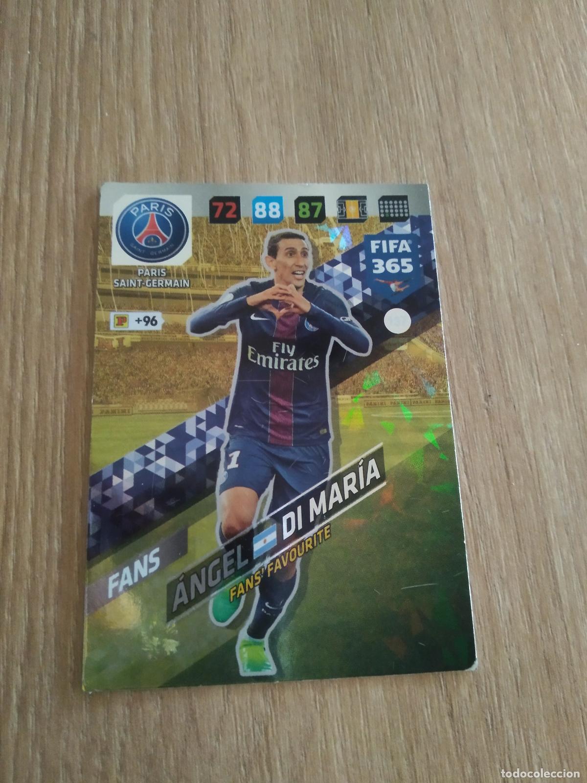 Cromos de F&uacute;tbol: 137 DI MARIA PARIS SAINT GERMAIN PSG CROMO FUTBOL PANINI ADRENALYN 17-18 FIFA 365 2017-2018