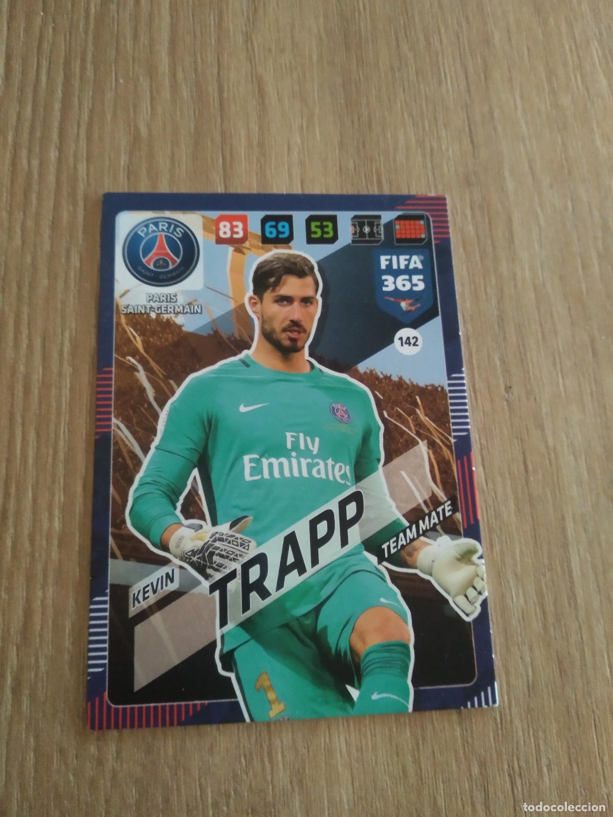 Cromos de F&uacute;tbol: 142 KEVIN TRAPP PARIS SAINT GERMAIN PSG CROMO FUTBOL PANINI ADRENALYN 17-18 FIFA 365 2017-2018