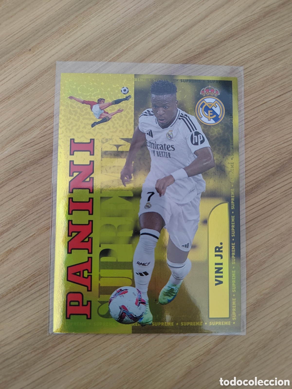 Cromos de F&uacute;tbol: #S5 VINICIUS JR SUPREME PANINI CLUB REAL MADRID 24 25 2024 2025