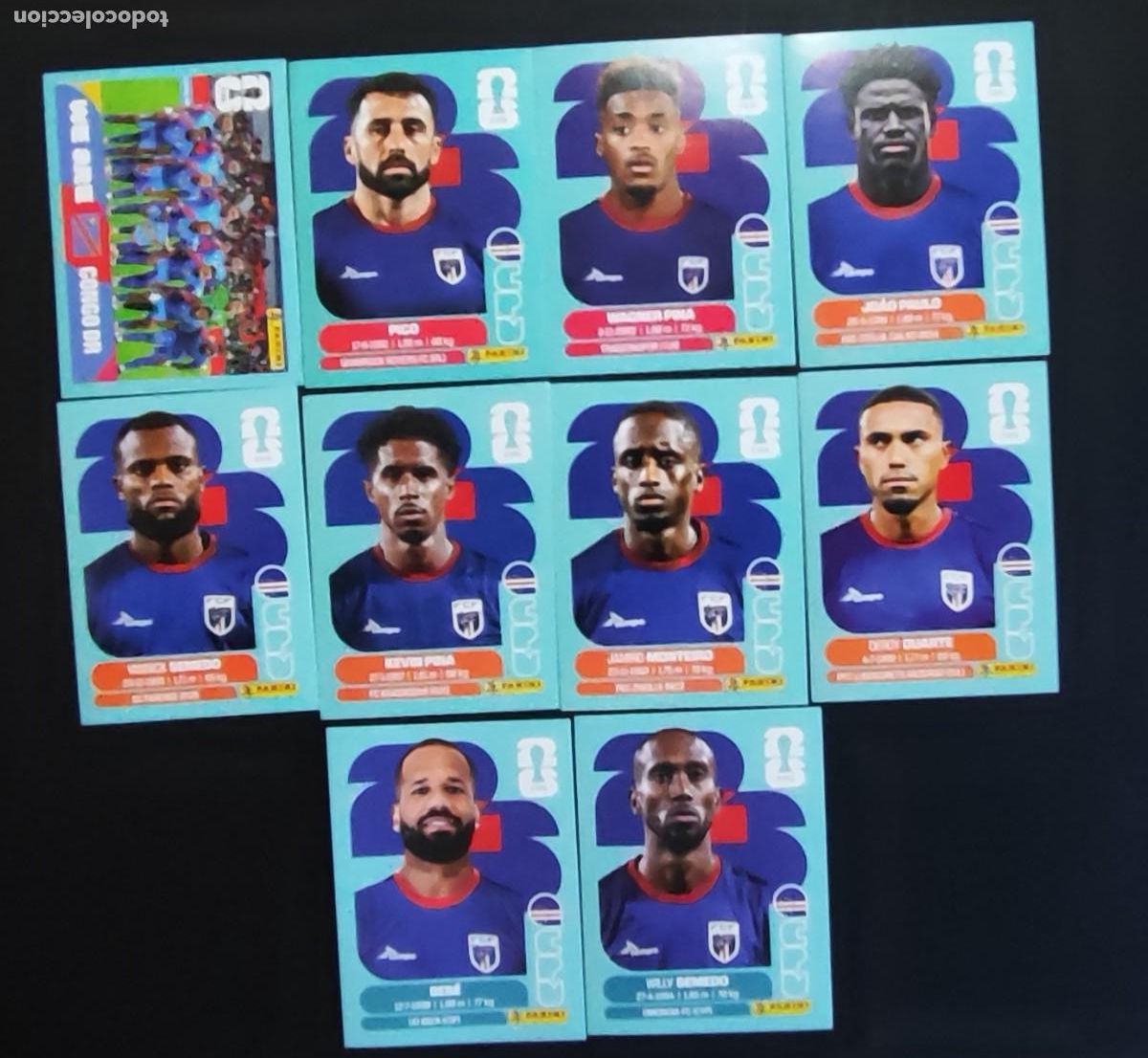 Cromos de F&uacute;tbol: STICKER FIFA WORLD CUP 2026 LOTE DE 10 STICKERS DE CABO VERDE # PANINI