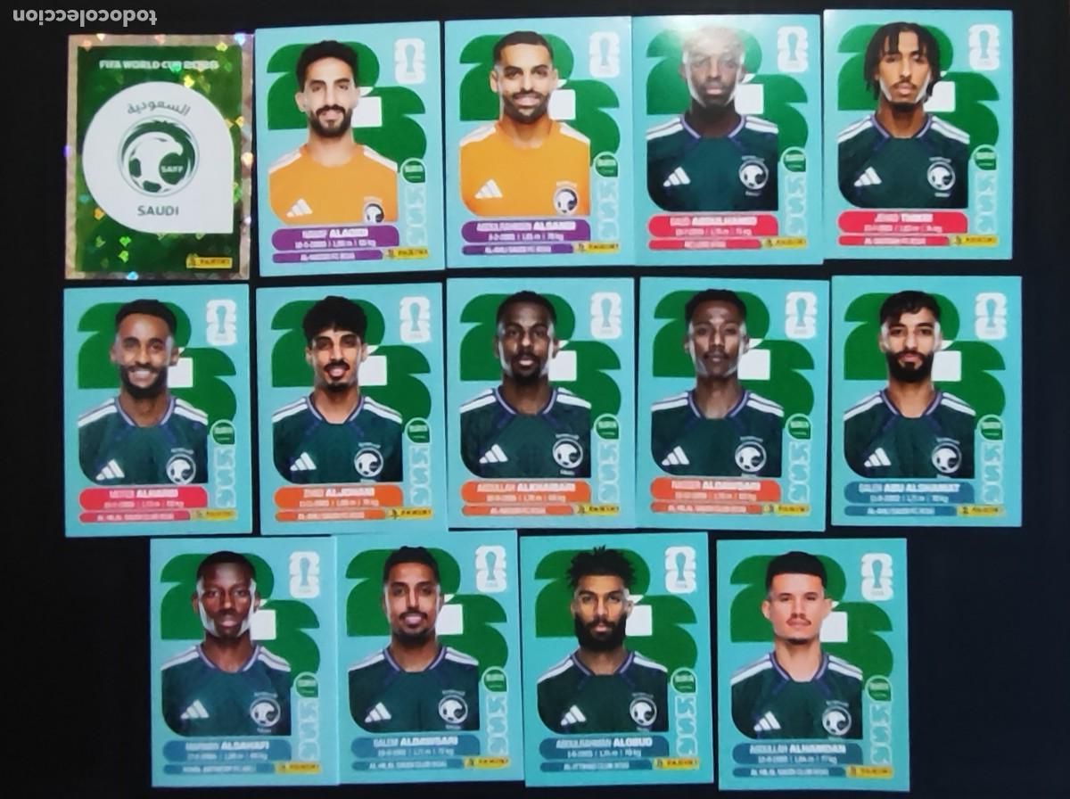 Cromos de F&uacute;tbol: STICKER FIFA WORLD CUP 2026 LOTE 14 DE STICKERS DE ARABIA SAUDI # PANINI