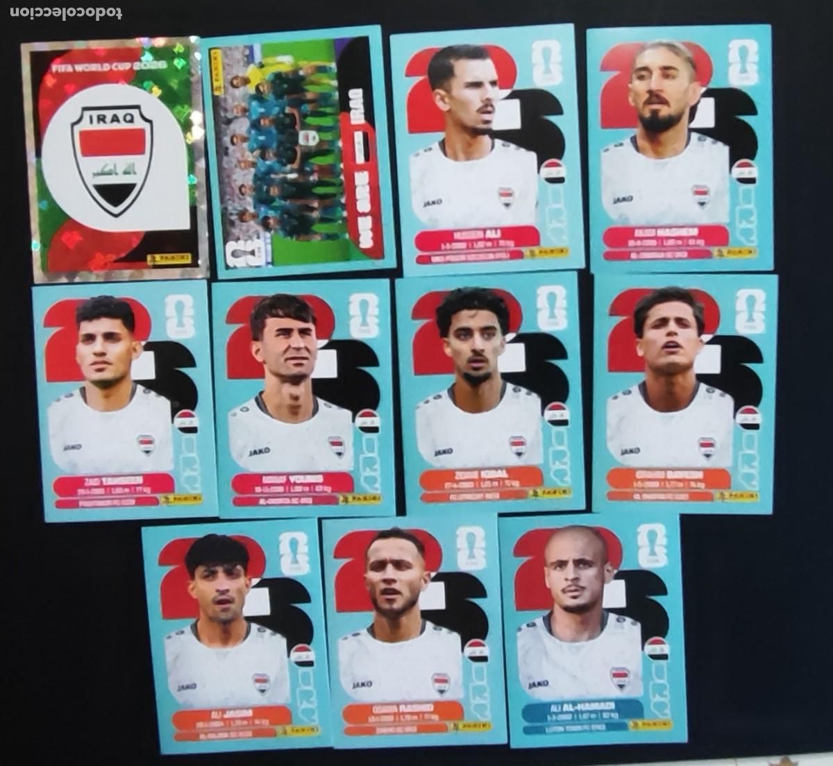 Cromos de F&uacute;tbol: STICKER FIFA WORLD CUP 2026 LOTE 11 DE STICKERS DE IRAK # PANINI