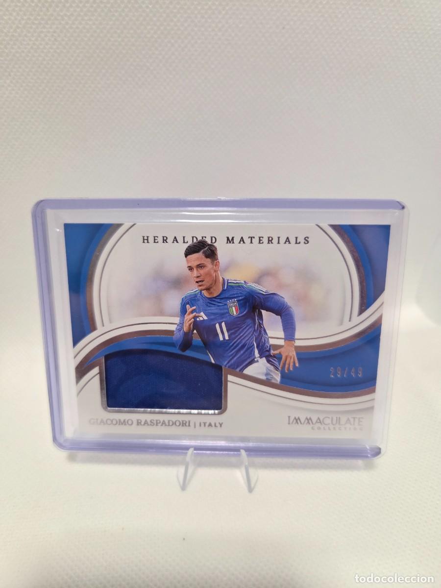 Cromos de F&uacute;tbol: 2023/24 Panini Immaculate Collection Heralded #HM-GRI Giacomo Raspadori 29/49