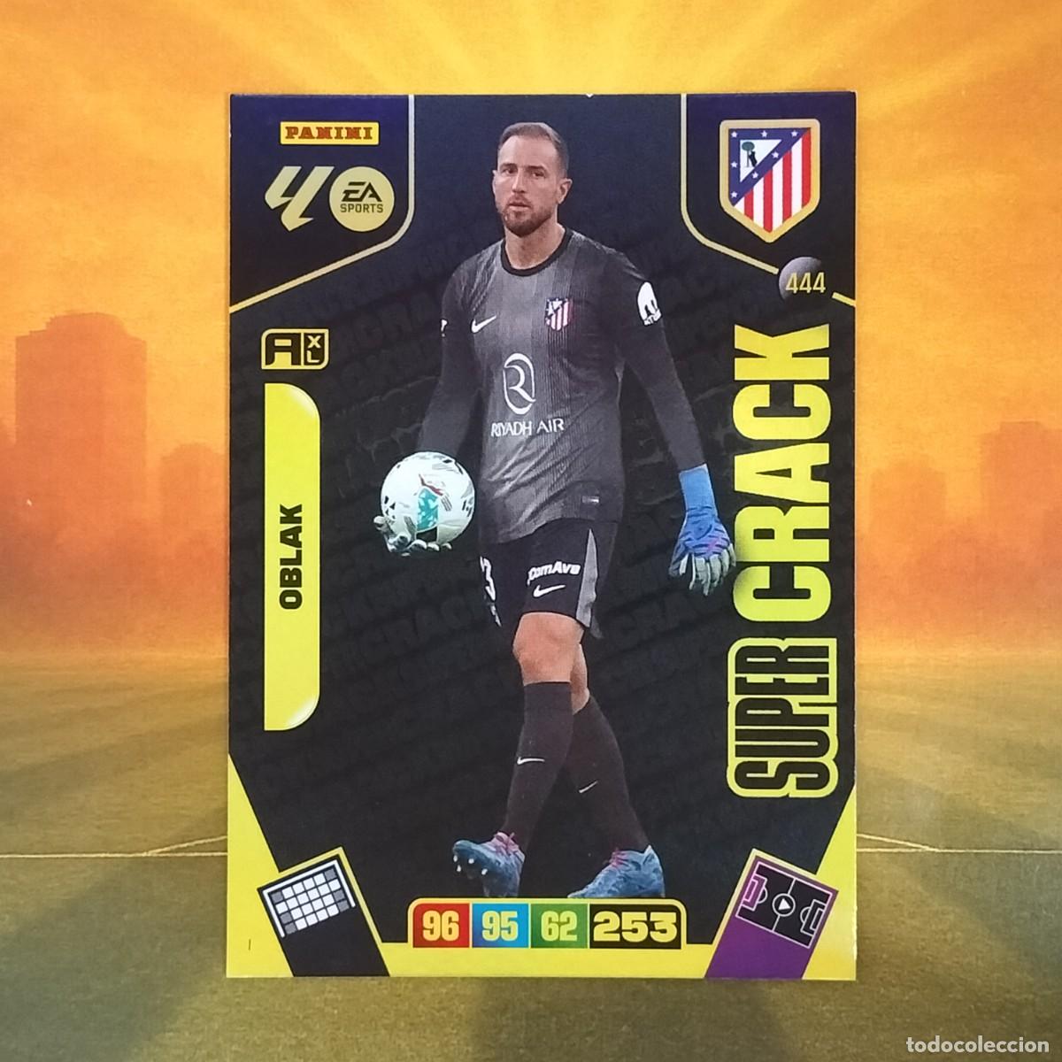 Cromos de F&uacute;tbol: #444 Oblak | Atletico de Madrid | Super Crack | Adrenalyn XL LaLiga 2025 2026 Panini