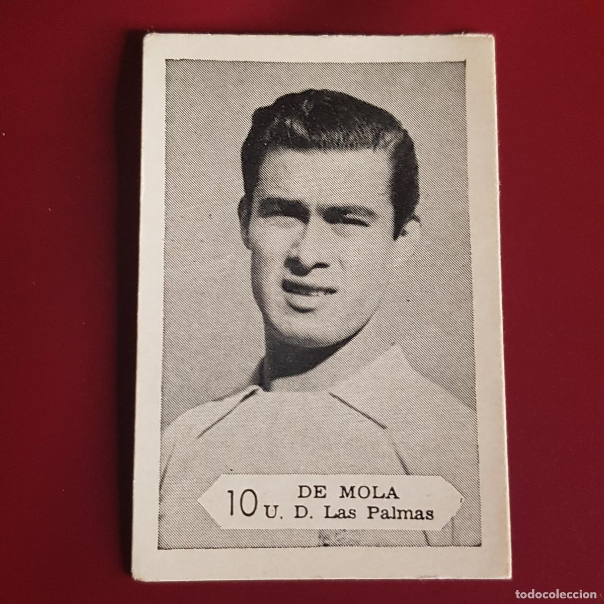 Cromos de F&uacute;tbol: GRAFICAS NILO - FOTO FUTBOL CAMPEONATO 1958 1959 - 58 59 - PALMAS - DE MOLA 10 - NUNCA PEGADO