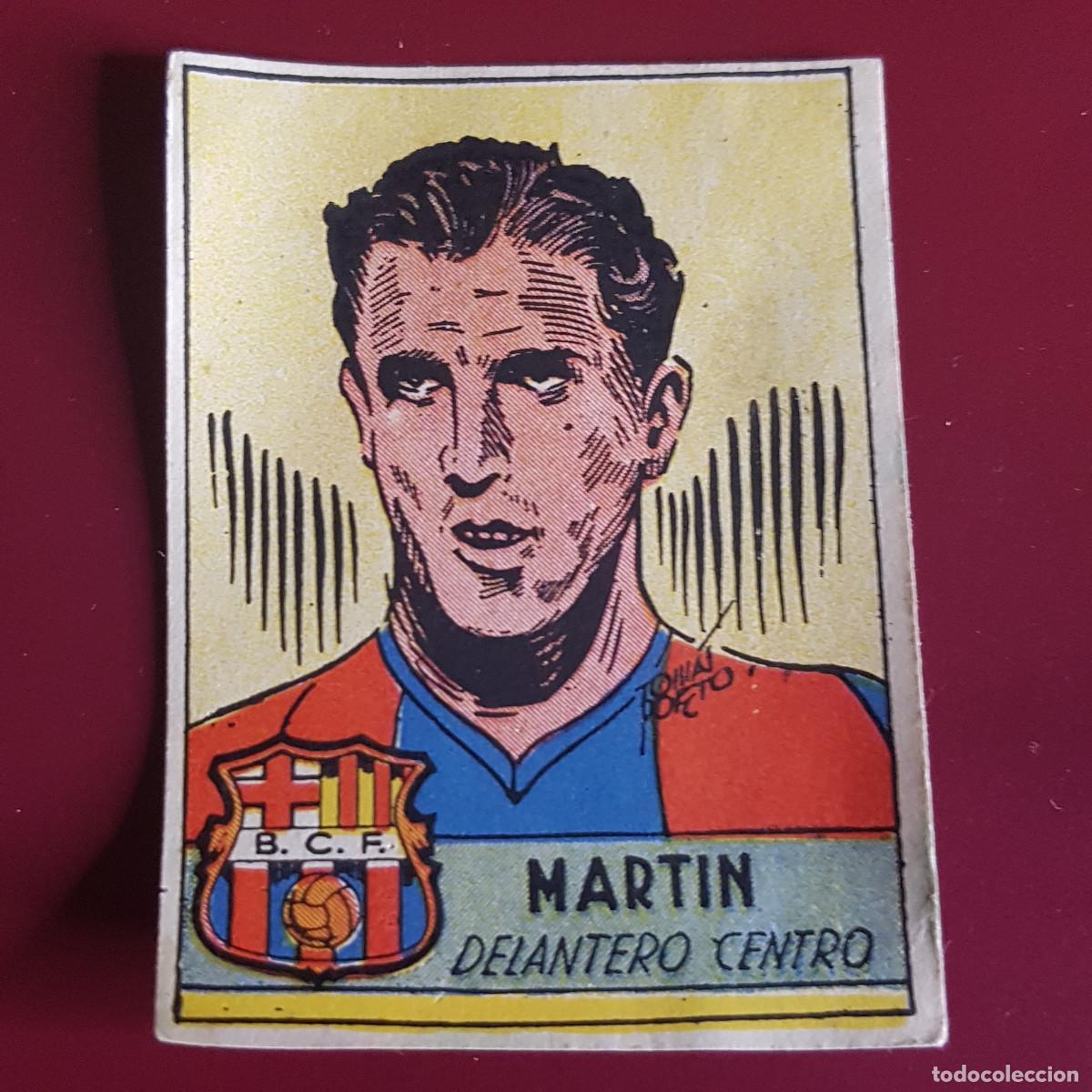 Cromos de F&uacute;tbol: CISNE - ALBUM FUTBOLISTICO 1942 42 - BARCELONA - MARTIN - NUNCA PEGADO