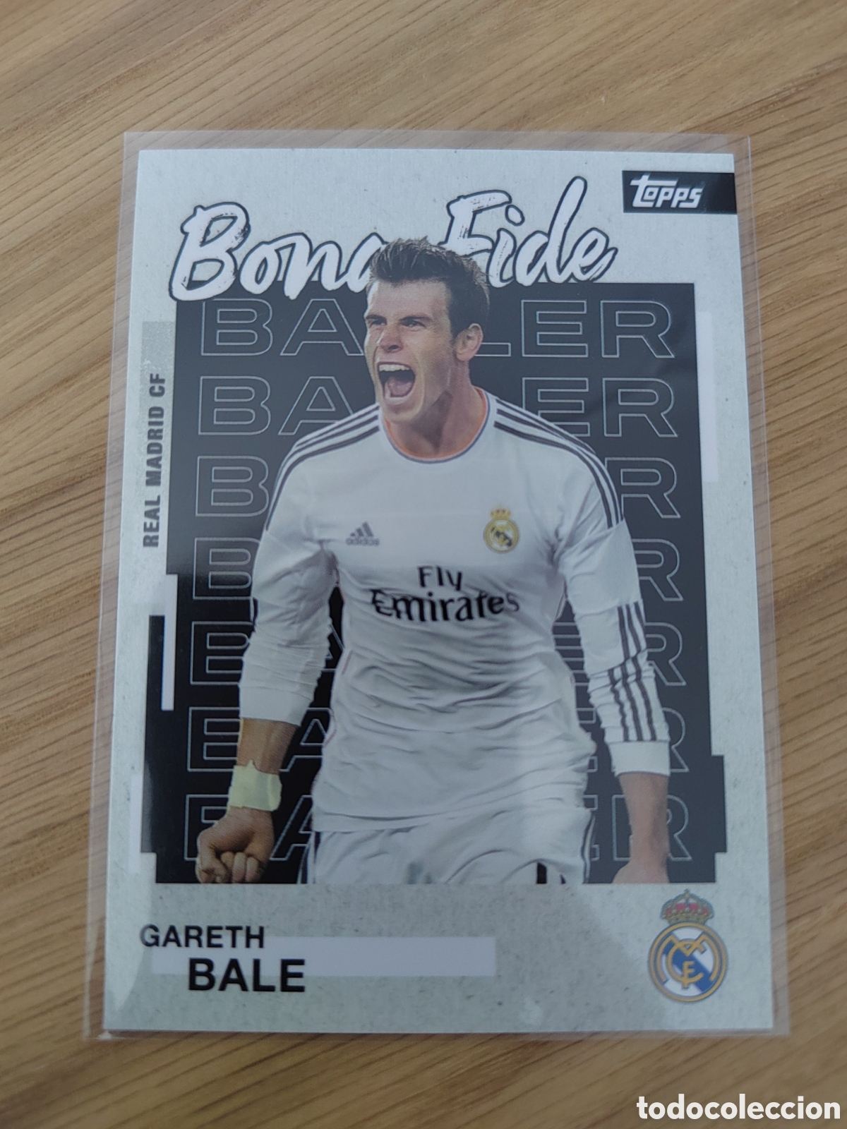 Cromos de F&uacute;tbol: #23 GARETH BALE BONA FIDE BALLER TOPPS TEAM SET REAL MADRID 2025 2026 25 26
