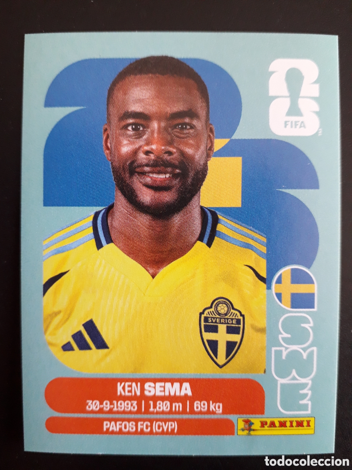 Cromos de F&uacute;tbol: SEMA SUECIA SWE 15 MUNDIAL F&Uacute;TBOL 2026 FIFA WORLD CUP PANINI SIN PEGAR PEDIDO M&Iacute;NIMO 3&euro;