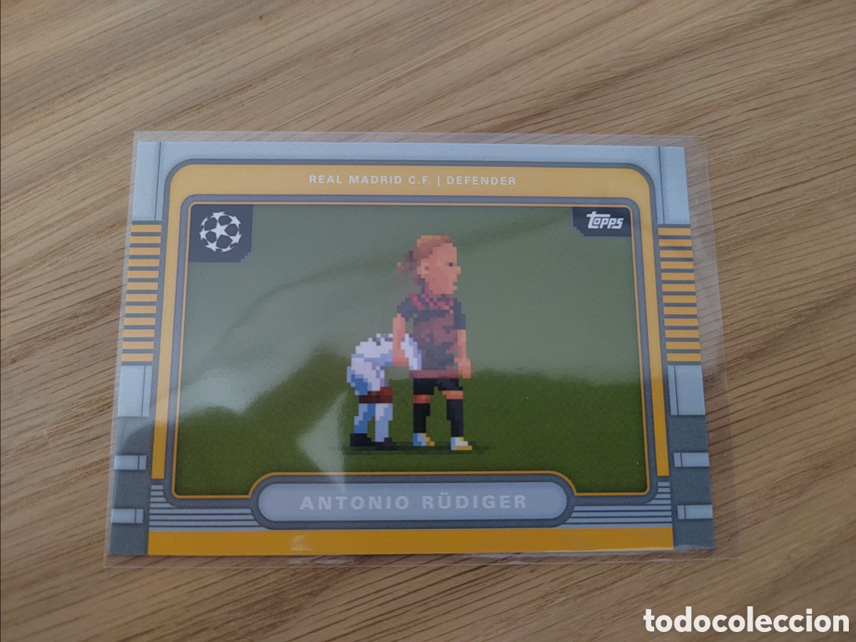 Cromos de F&uacute;tbol: #8B-7 ANTONIO R&Uuml;DIGER 8 BIT TOPPS UCC FLAGSHIP REAL MADRID 2025 2026 25 26