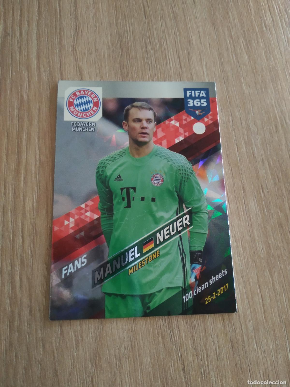 Cromos de F&uacute;tbol: 159 NEUER BAYERN MUNICH CROMO FUTBOL PANINI ADRENALYN 17-18 FIFA 365 2017-2018