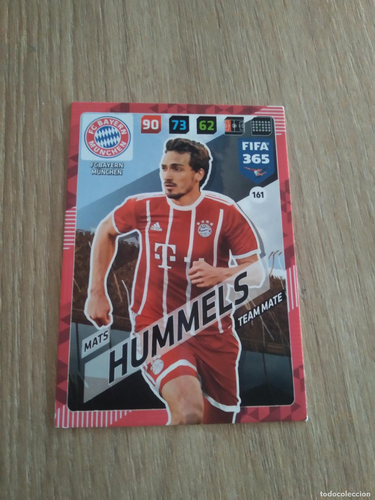 Cromos de F&uacute;tbol: 161 MATS HUMMELS BAYERN MUNICH CROMO FUTBOL PANINI ADRENALYN 17-18 FIFA 365 2017-2018