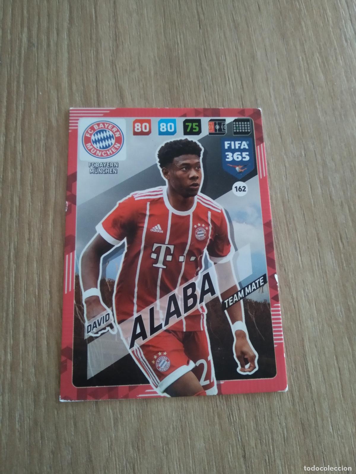 Cromos de F&uacute;tbol: 162 ALABA BAYERN MUNICH CROMO FUTBOL PANINI ADRENALYN 17-18 FIFA 365 2017-2018