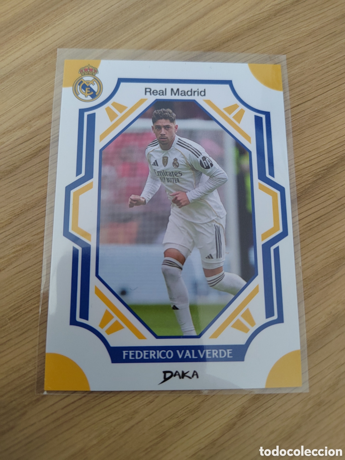 Cromos de F&uacute;tbol: RM-9-B RM 9B FEDERICO VALVERDE DAKA TOP AUDIENCE REAL MADRID 2025 2026 25 26