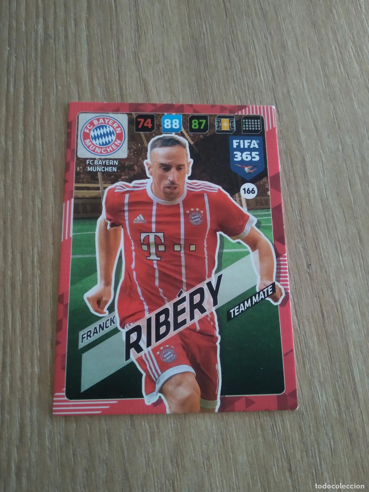 Cromos de F&uacute;tbol: 166 RIBERY BAYERN MUNICH CROMO FUTBOL PANINI ADRENALYN 17-18 FIFA 365 2017-2018
