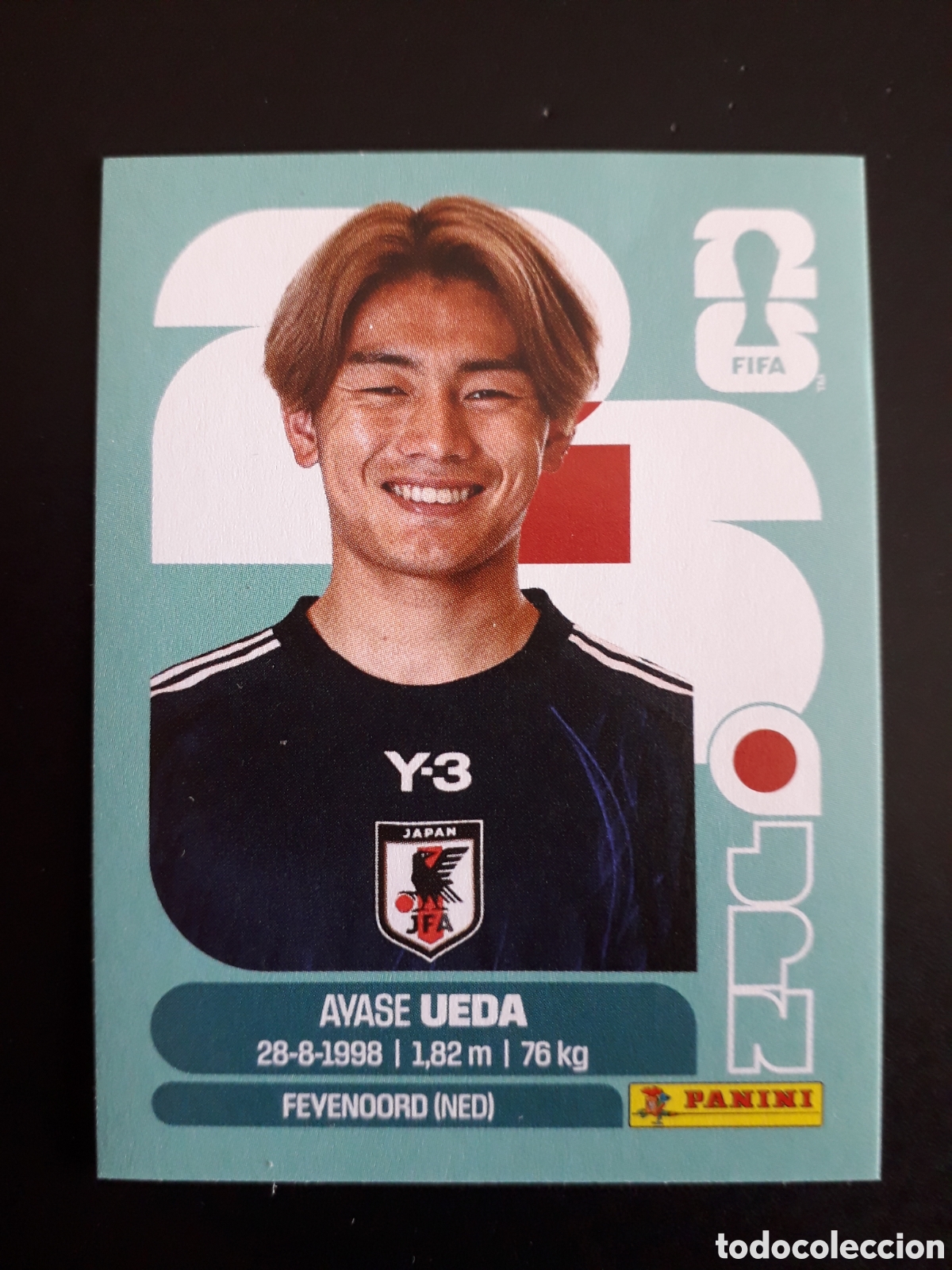 Cromos de F&uacute;tbol: UEDA JAP&Oacute;N JPN 20 MUNDIAL F&Uacute;TBOL 2026 FIFA WORLD CUP PANINI SIN PEGAR PEDIDO M&Iacute;NIMO 3&euro;
