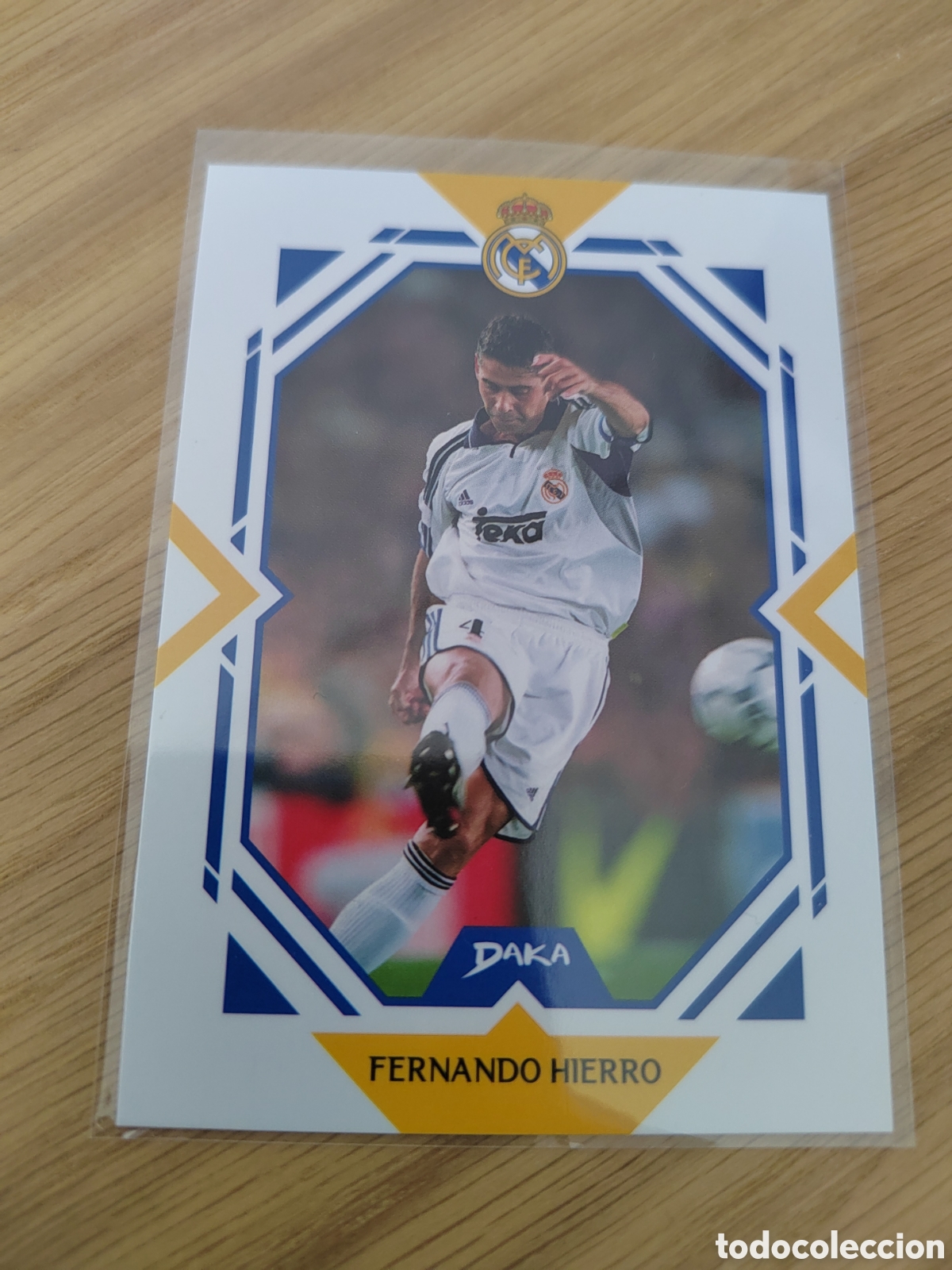 Cromos de F&uacute;tbol: RM-29-A RM 29A FERNANDO HIERRO DAKA TOP AUDIENCE REAL MADRID 2025 2026 25 26