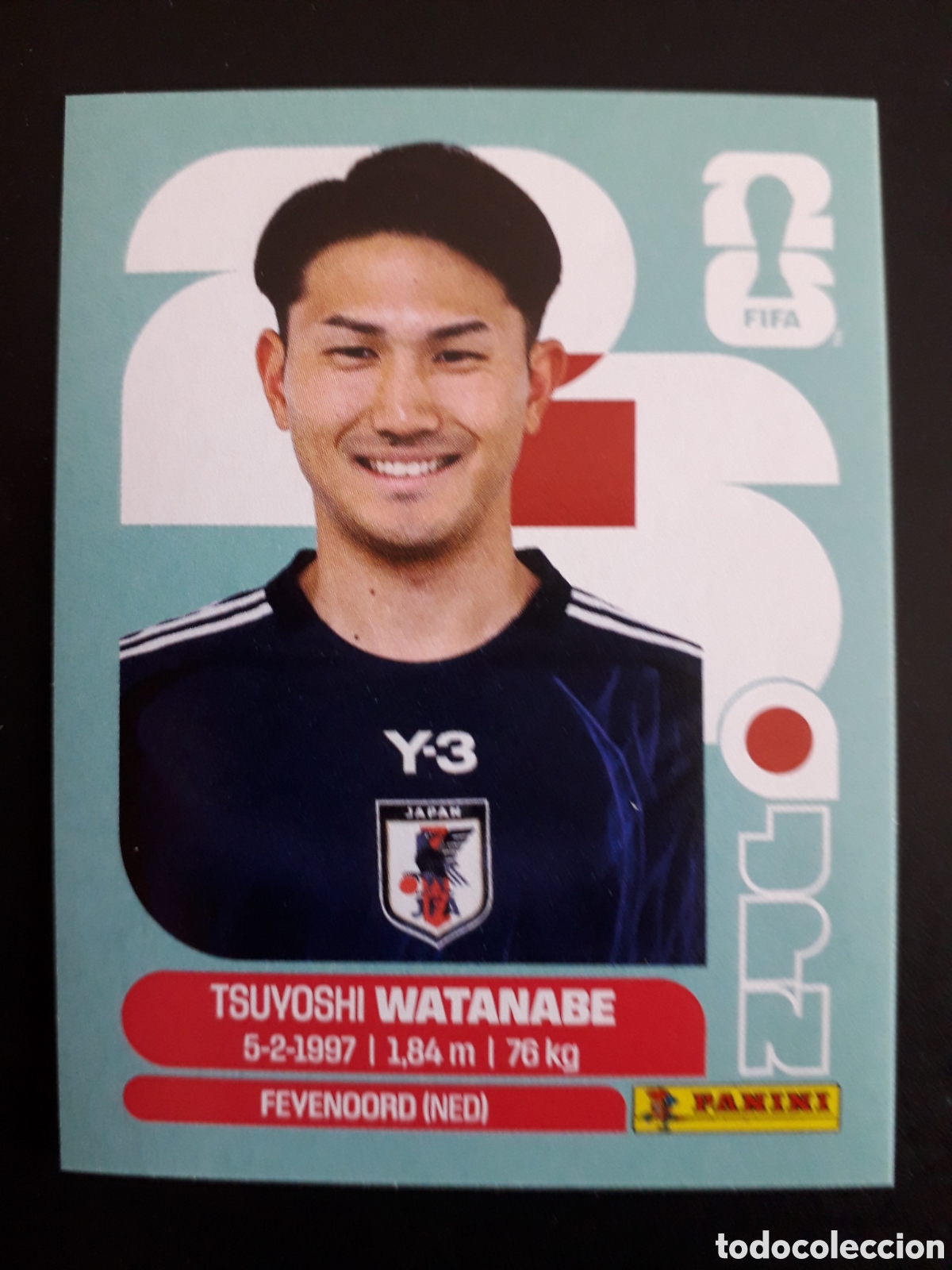 Cromos de F&uacute;tbol: WATANABE JAP&Oacute;N JPN 7 MUNDIAL F&Uacute;TBOL 2026 FIFA WORLD CUP PANINI SIN PEGAR PEDIDO M&Iacute;NIMO 3&euro;
