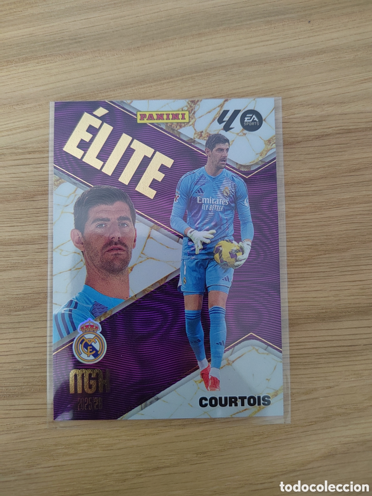 Cromos de F&uacute;tbol: #3 COURTOIS ELITE PANINI MEGACRACKS LALIGA LA LIGA REAL MADRID 2025 2026 25 26