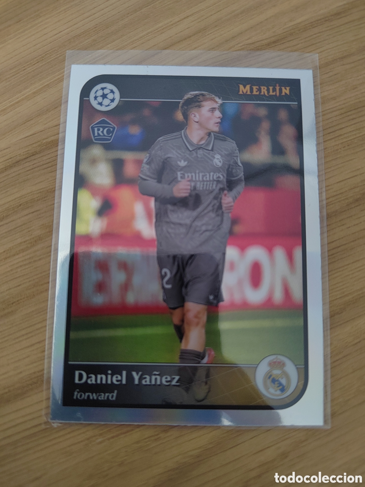 Cromos de F&uacute;tbol: #148 DANIEL YA&Ntilde;EZ ROOKIE TOPPS MERLIN REAL MADRID 24 25 2024 2025