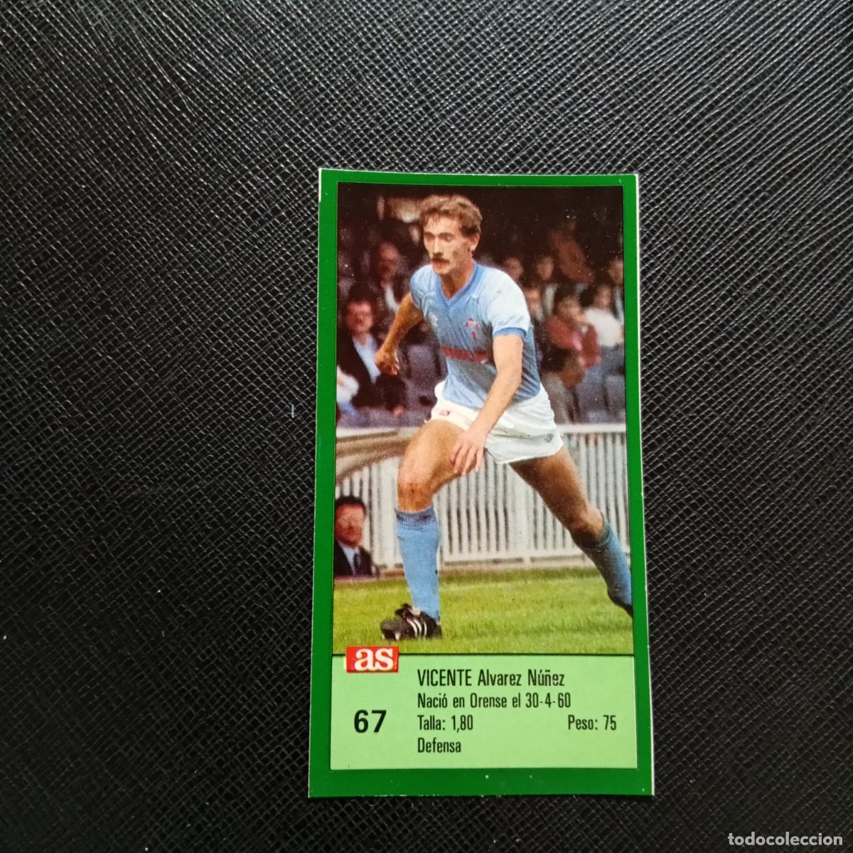 Cromos de F&uacute;tbol: 67 VICENTE CELTA AS 1988 1989 CROMO FUTBOL LIGA 88 89 - SIN PEGAR - A103 PG118