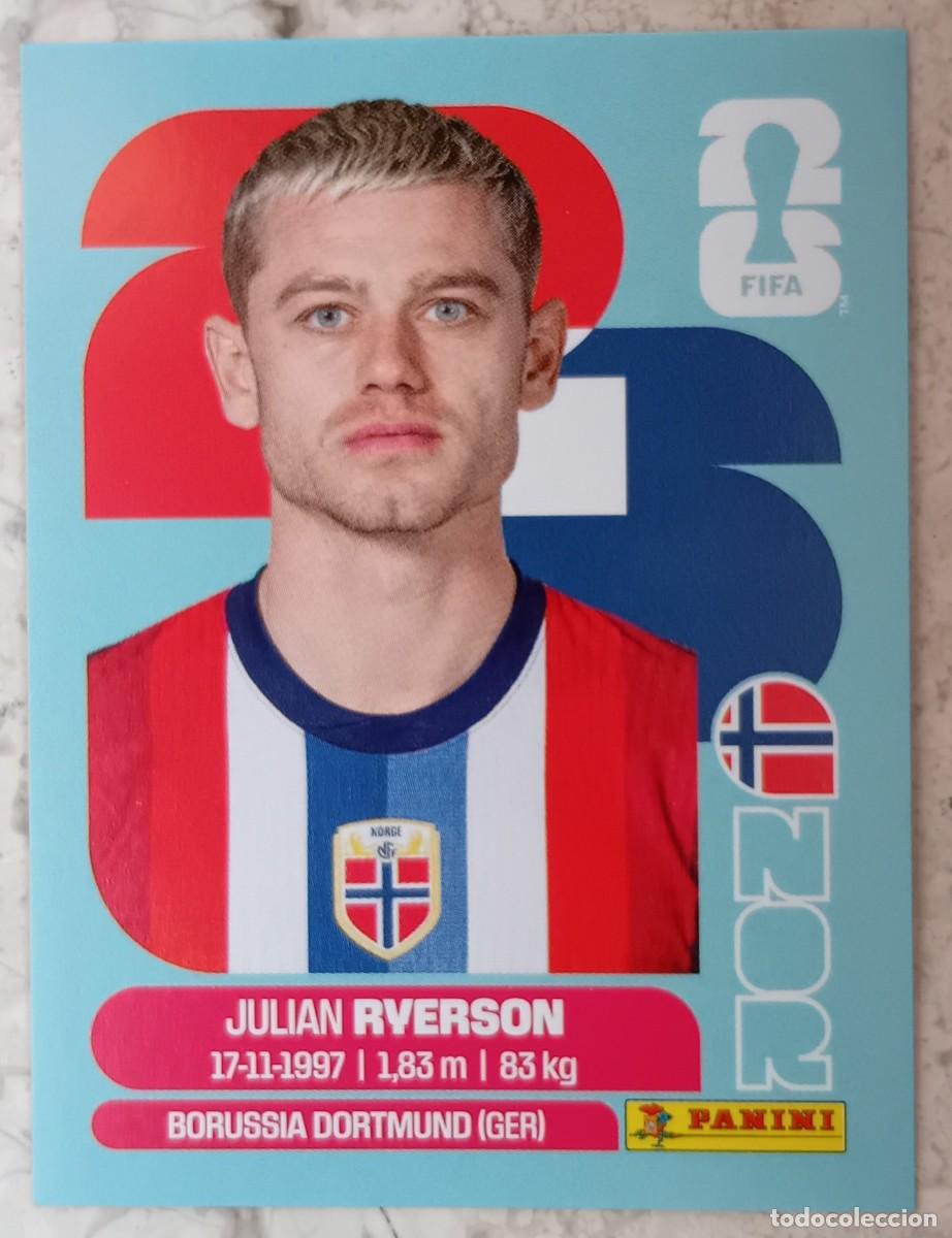 Cromos de F&uacute;tbol: Figurina Panini 2026 Cromo World Cup Usa Mundial 2026 Julian Ryerson Norway n NOR 3