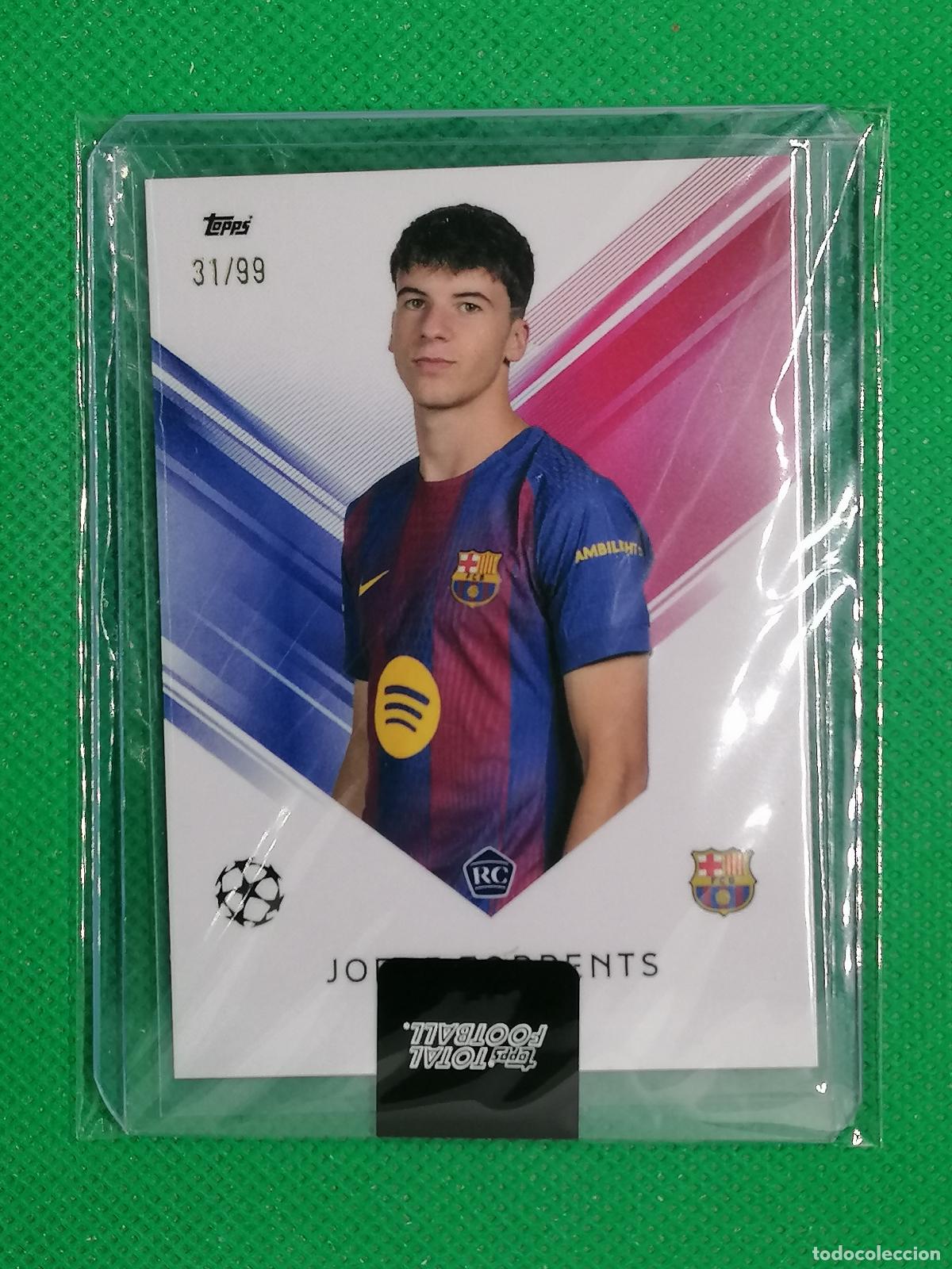 Cromos de F&uacute;tbol: 1436 JOFRE TORRENTS ROOKIE BARCELONA BASE CARD /99 ⚽ TTF TOPPS TOTAL FOOTBALL 24 25 2024 2025 ⚽