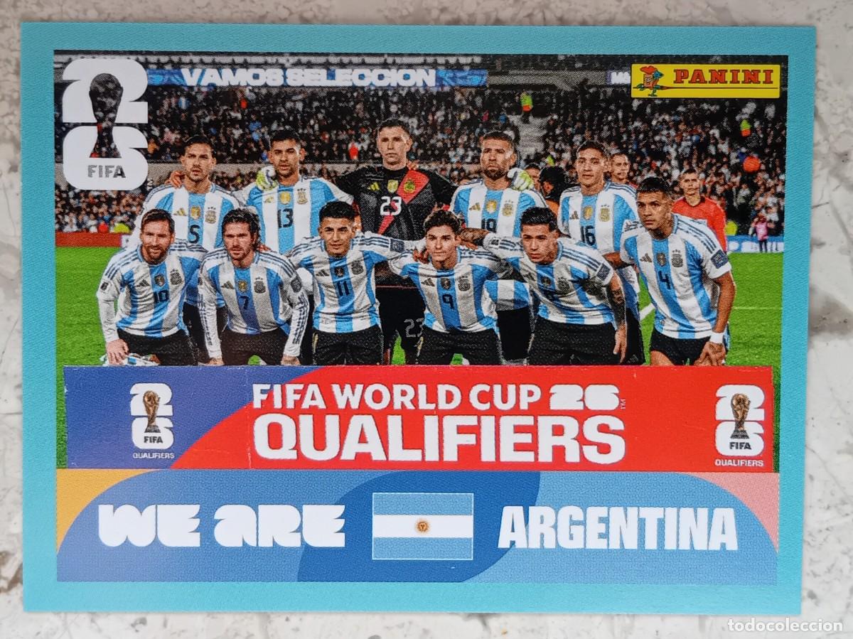 Cromos de F&uacute;tbol: Figurina Panini 2026 Cromo World Cup Usa Mundial 2026 squadra alineaci&oacute;n team Argentina ARG 13 Messi