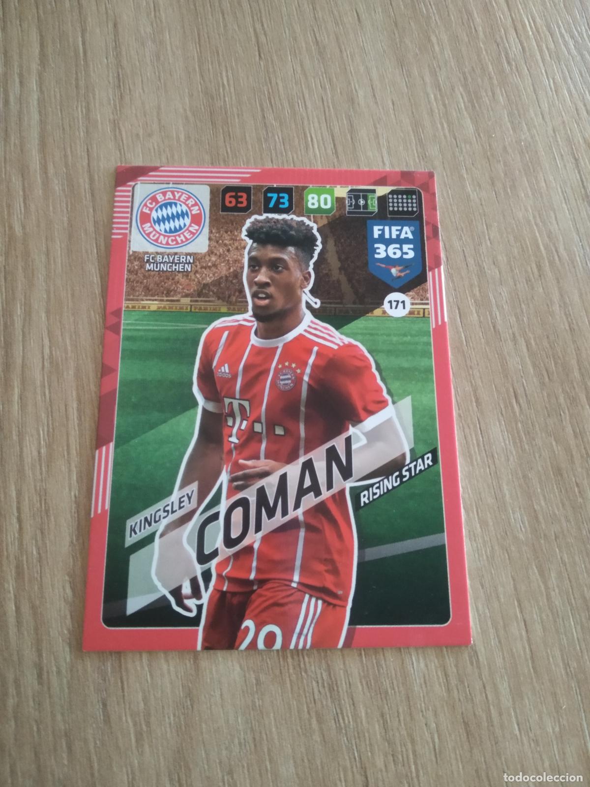 Cromos de F&uacute;tbol: 171 COMAN BAYERN MUNICH CROMO FUTBOL PANINI ADRENALYN 17-18 FIFA 365 2017-2018