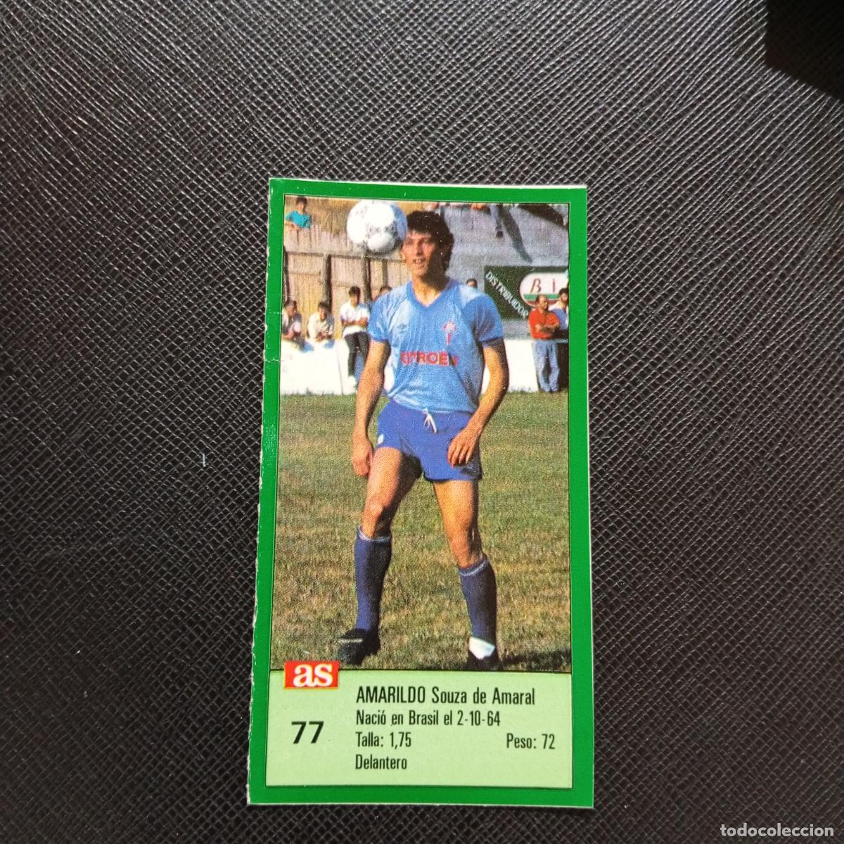 Cromos de F&uacute;tbol: 77 AMARILDO CELTA AS 1988 1989 CROMO FUTBOL LIGA 88 89 - SIN PEGAR - A103 PG127