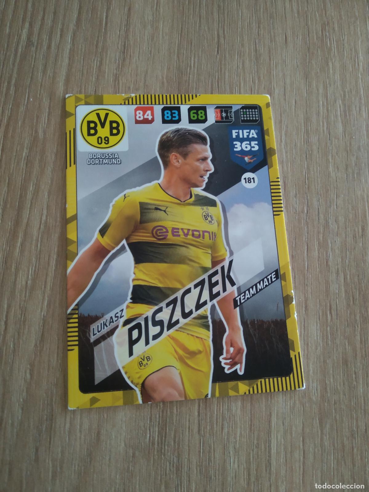 Cromos de F&uacute;tbol: 181 PISZCZEK BORUSSIA DORTMUND CROMO FUTBOL PANINI ADRENALYN 17-18 FIFA 365 2017-2018