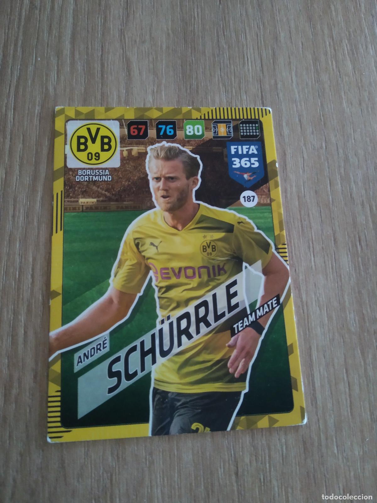 Cromos de F&uacute;tbol: 187 SCHURRLE BORUSSIA DORTMUND CROMO FUTBOL PANINI ADRENALYN 17-18 FIFA 365 2017-2018