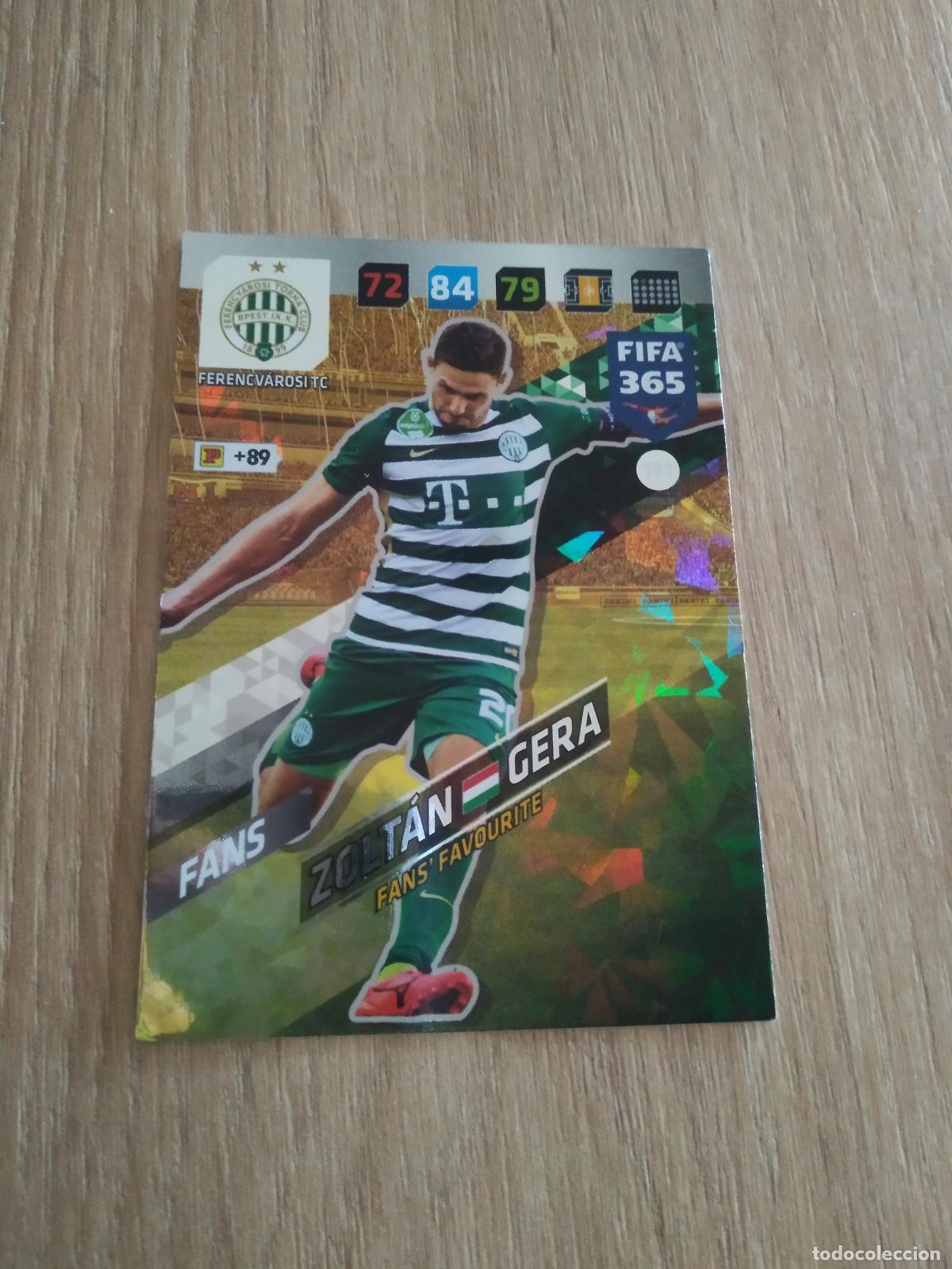 Cromos de F&uacute;tbol: 191 ZOLTAN GERA FERENCVAROSI CROMO FUTBOL PANINI ADRENALYN 17-18 FIFA 365 2017-2018