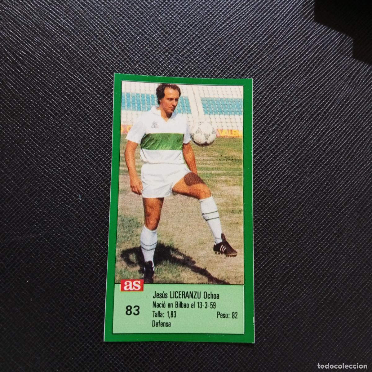 Cromos de F&uacute;tbol: 83 LICERANZU ELCHE AS 1988 1989 CROMO FUTBOL LIGA 88 89 - SIN PEGAR - A103 PG163