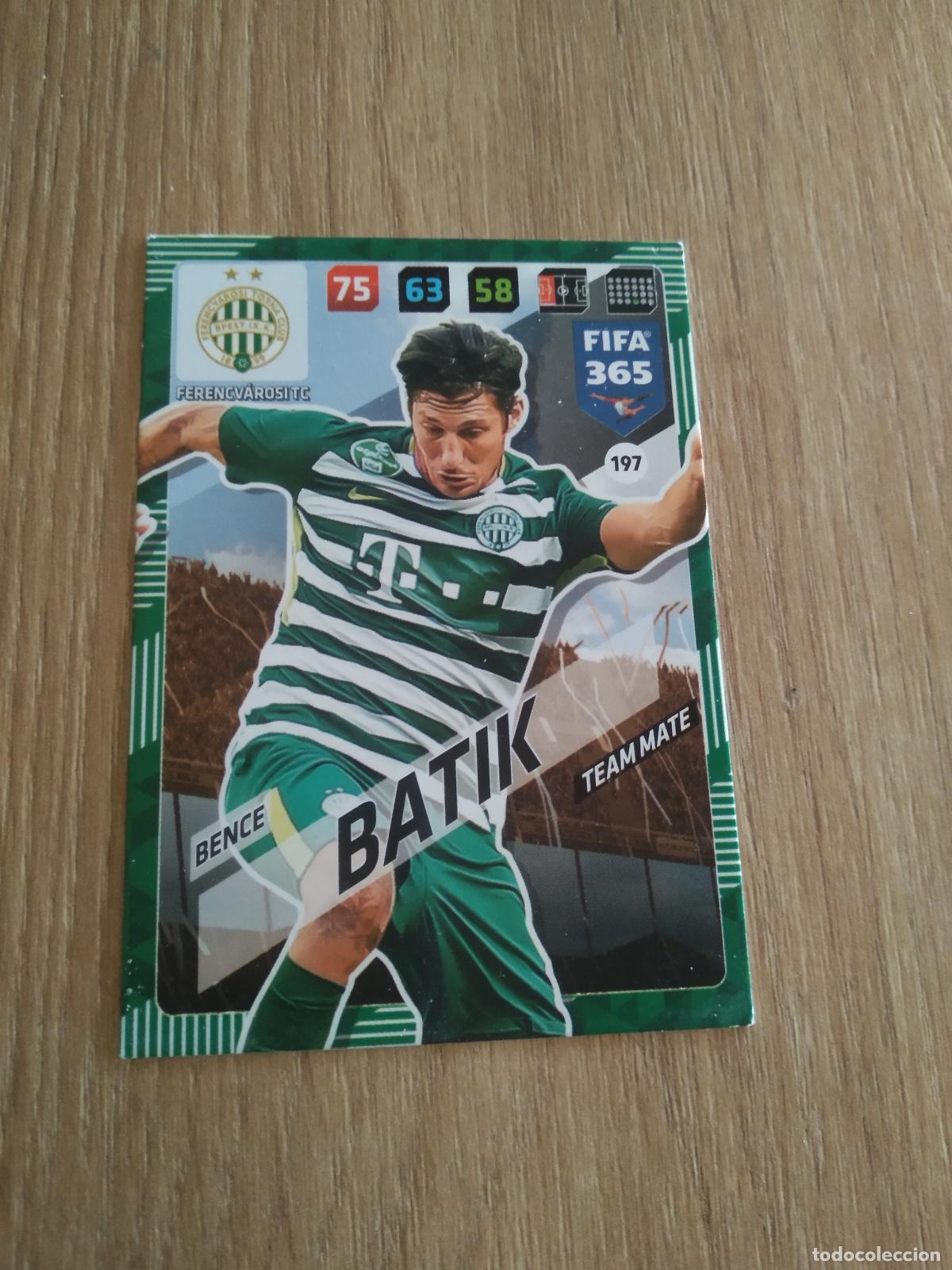 Cromos de F&uacute;tbol: 197 BENCE BATIK FERENCVAROSI CROMO FUTBOL PANINI ADRENALYN 17-18 FIFA 365 2017-2018