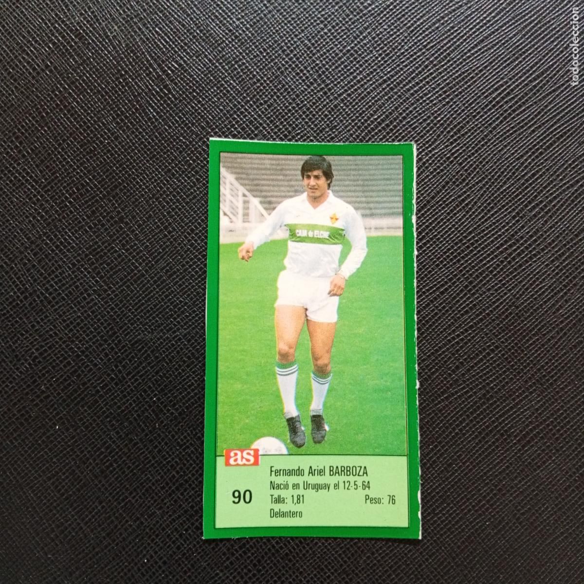 Fu&szlig;ball-Sticker: 90 BARBOZA ELCHE AS 1988 1989 CROMO FUTBOL LIGA 88 89 - SIN PEGAR - A103 PG181