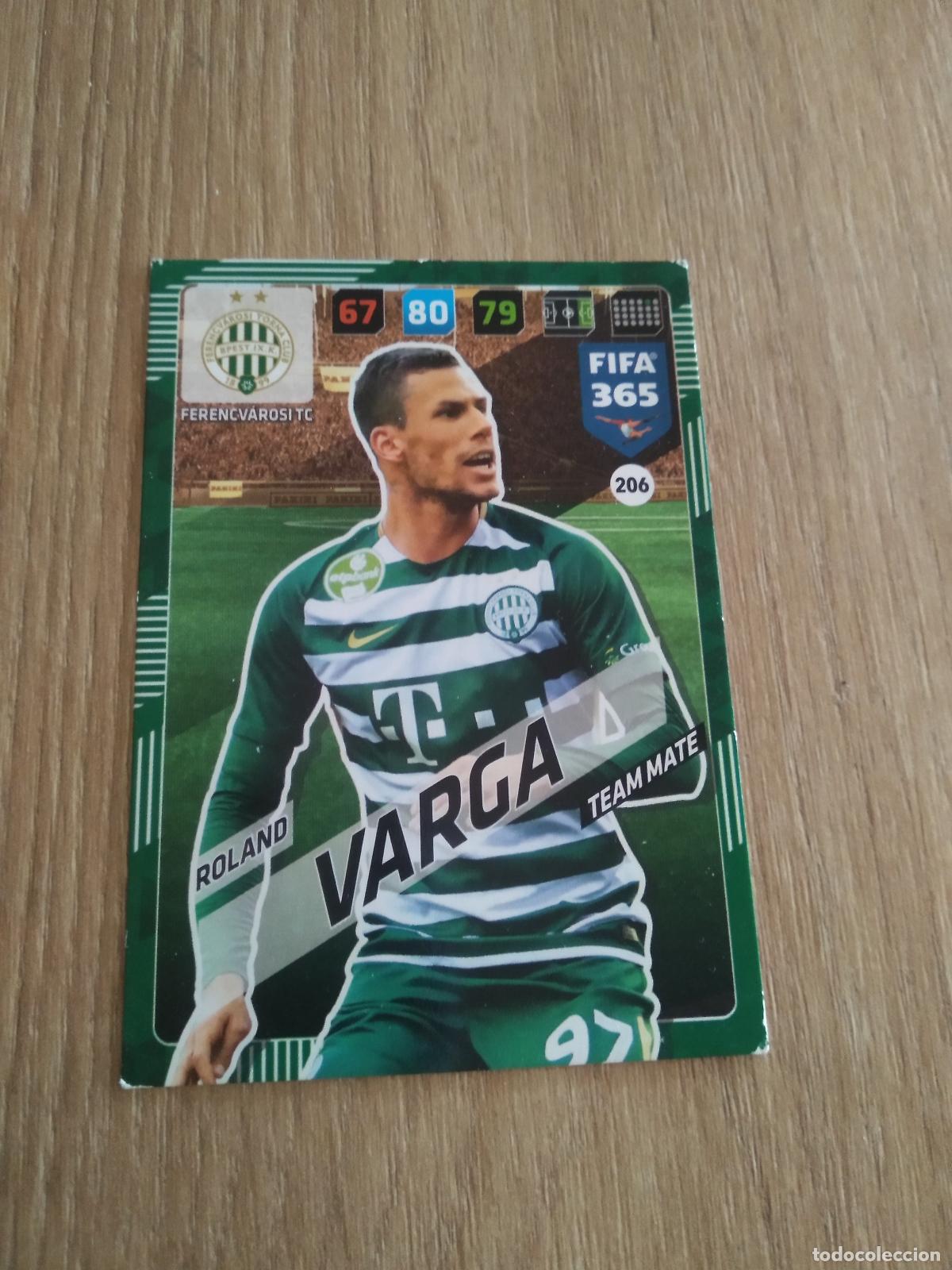 Fu&szlig;ball-Sticker: 206 ROLAND VARGA FERENCVAROSI CROMO FUTBOL PANINI ADRENALYN 17-18 FIFA 365 2017-2018